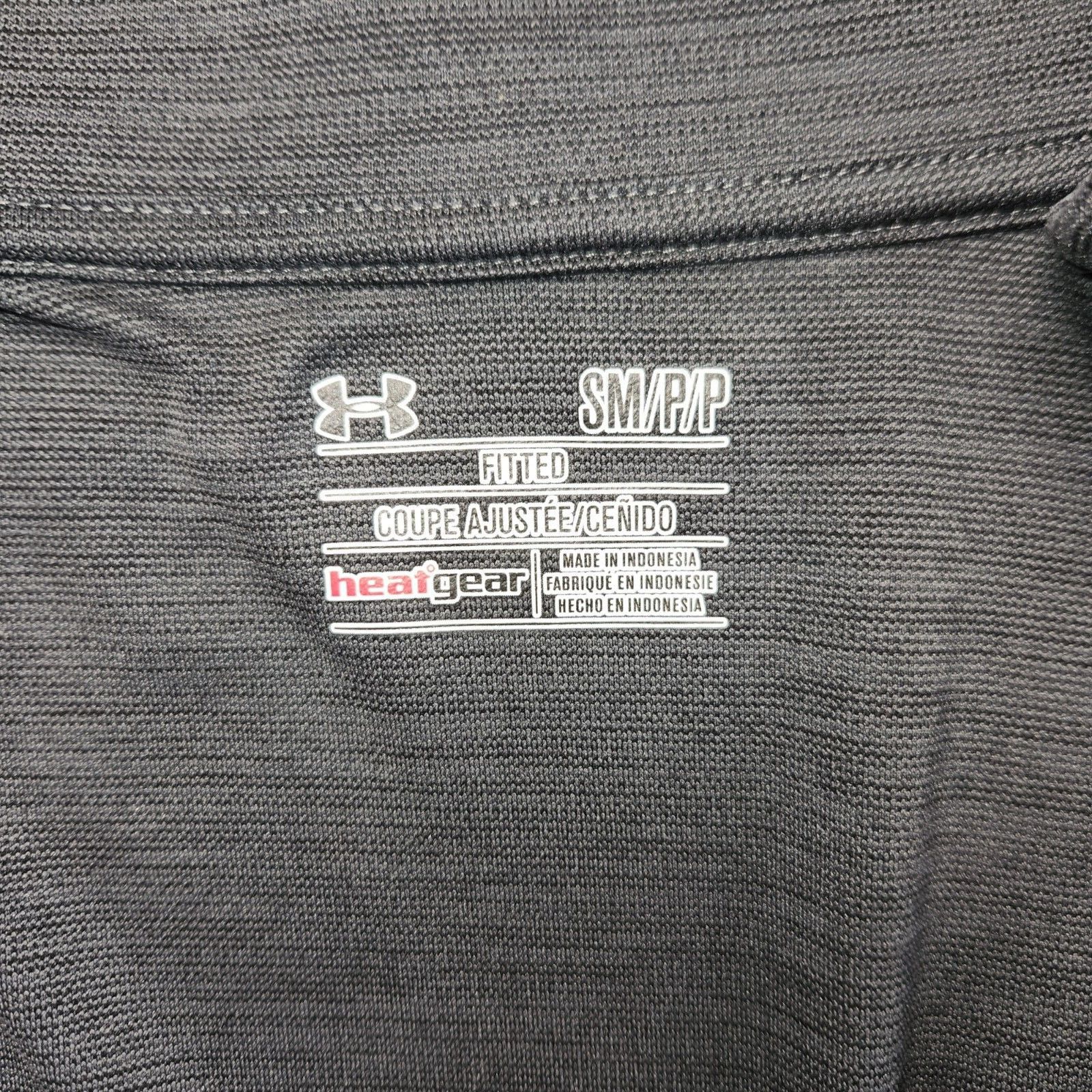 Under Armour Under Armour Womens Small 1/4 Zip Gray HeatGear Fitted Size S / US 4 / IT 40 - 5 Thumbnail