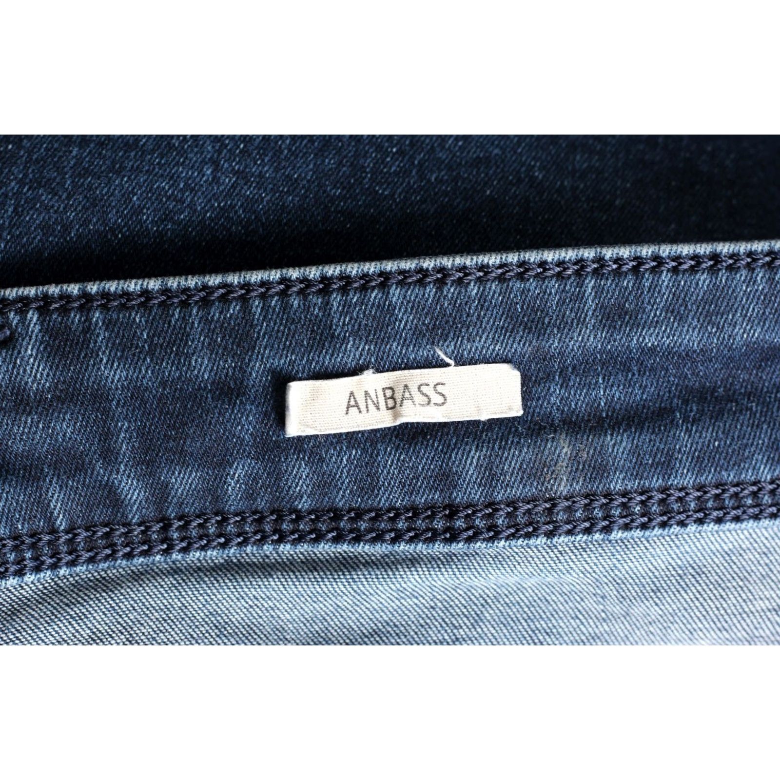 Replay REPLAY ANBASS Stretch Slim Fit Jeans Men W36 L32 Inseam 30" Blue 5-Pocket Denim Cotton Polyester Elastane Jeans Mens Slim 36/32 Size US 36 / EU 52 - 6 Thumbnail