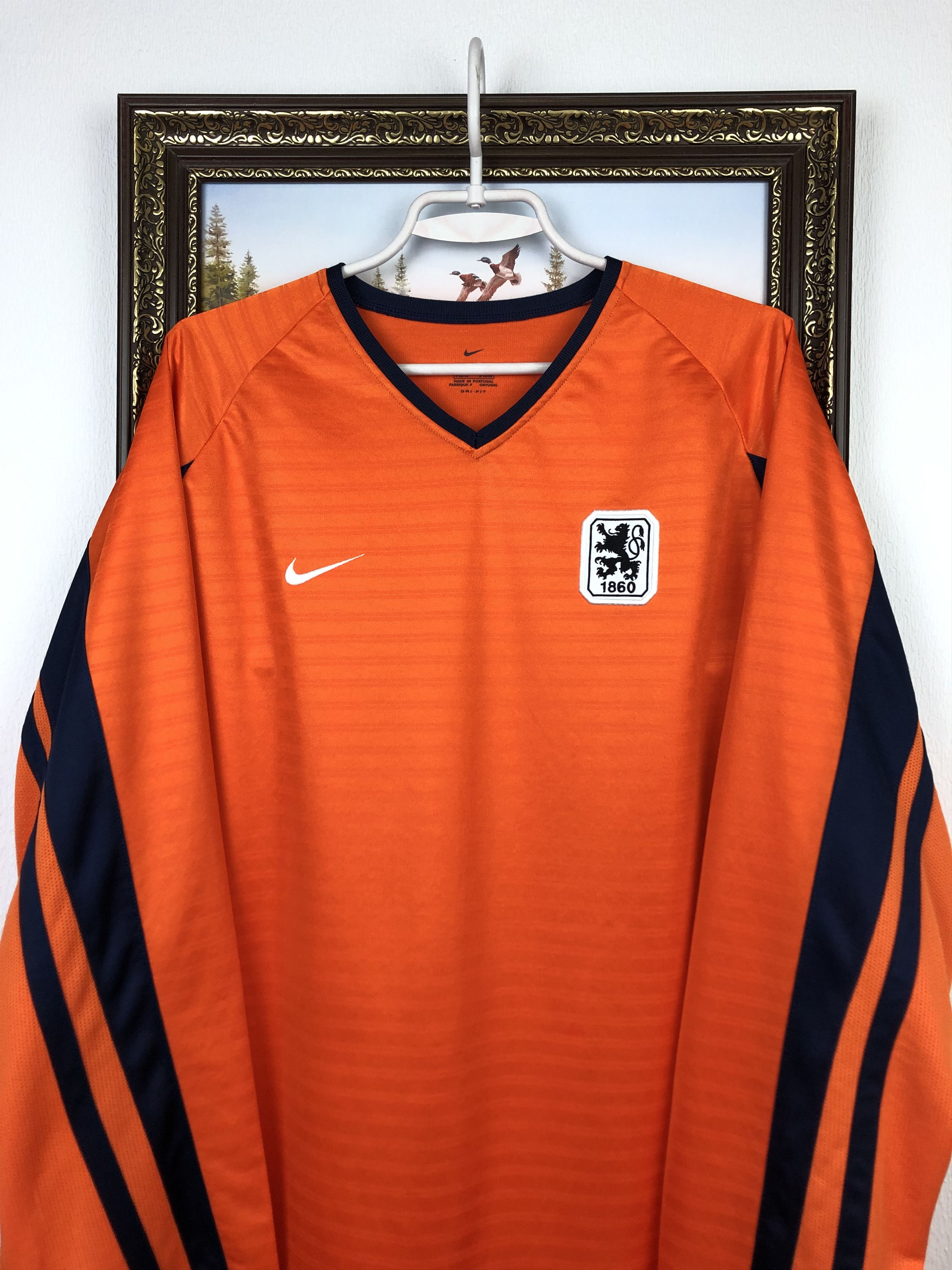 Nike 1860 Munich football shirt 2001 Soccer Nike Long Jersey Size US XL / EU 56 / 4 - 2 Thumbnail