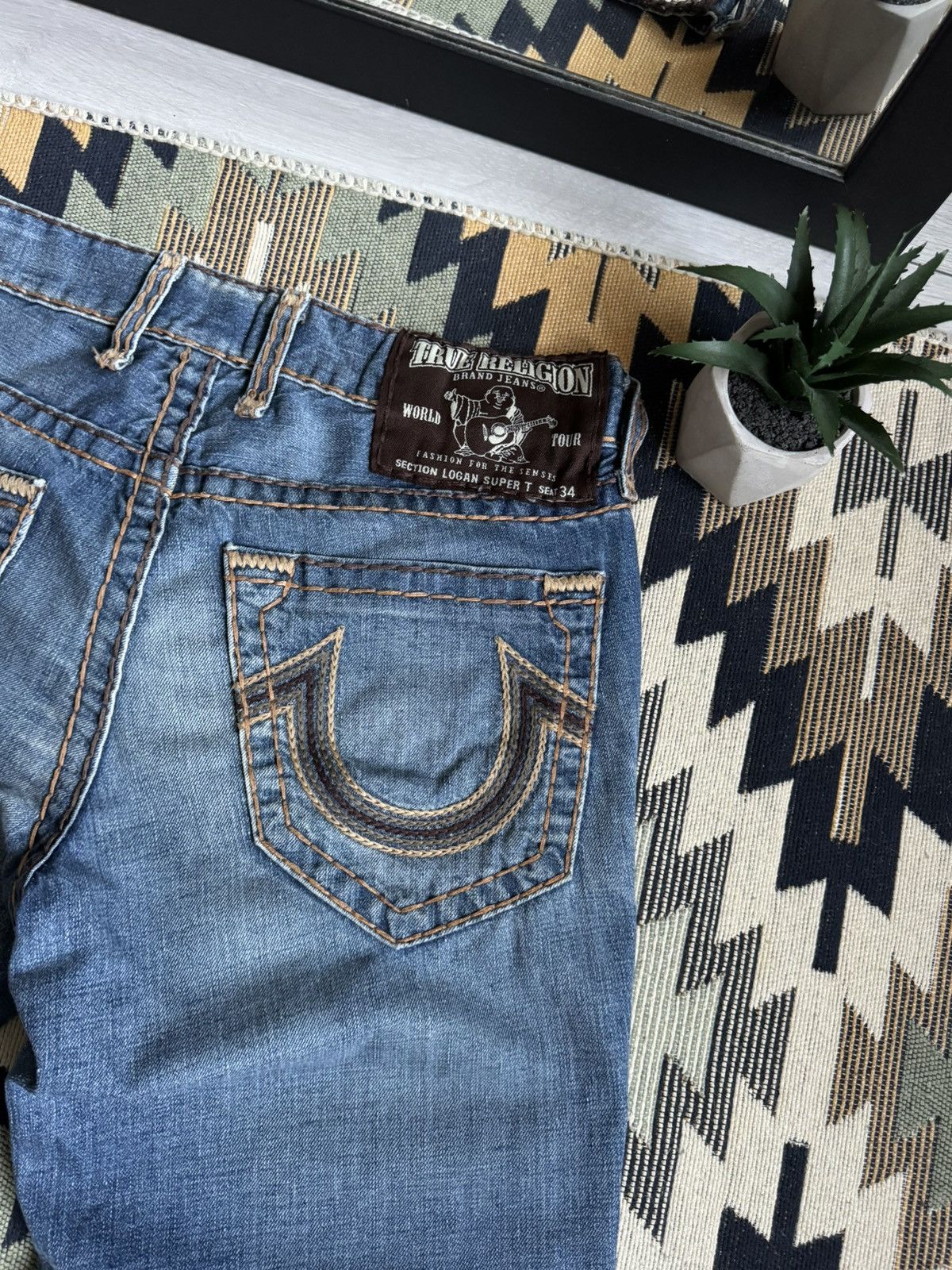 True Religion Vintage True Religion USA Hype Baggy Denim Jeans Size US 32 / EU 48 - 7 Thumbnail