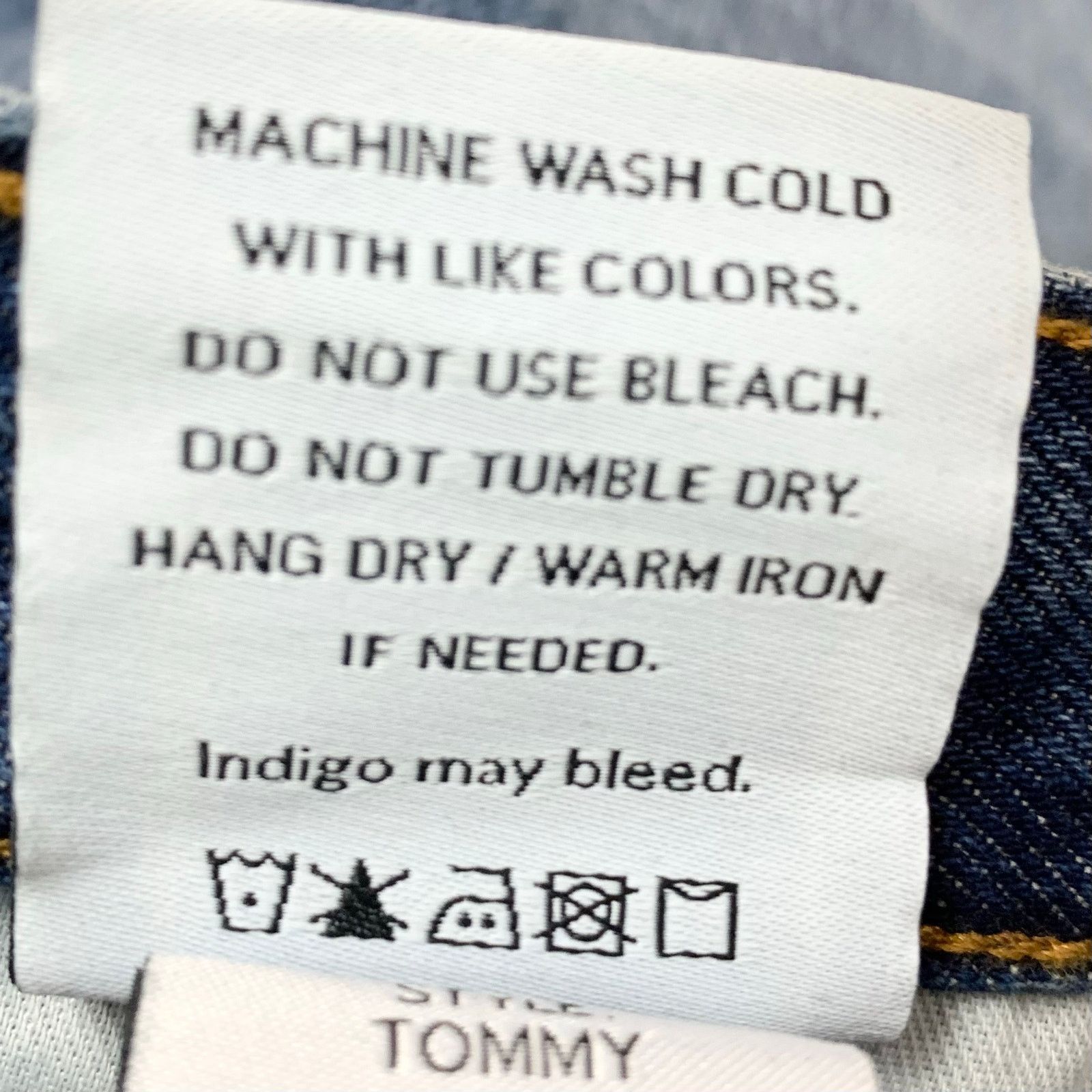 Boyish Boyish Tommy High Rise Straight Denim Jeans Button Fly 25 Size 25" / US 0 / IT 36 - 10 Thumbnail