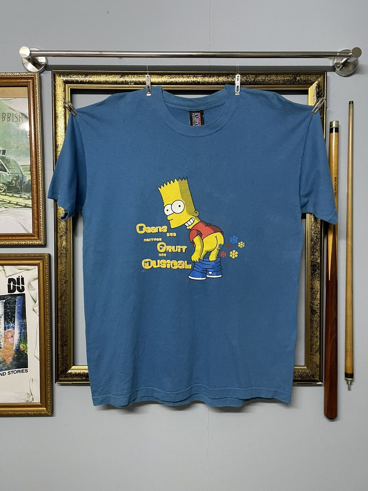 Vintage Vintage 2001 Rare Bart Simpson Cheeky Pose Graphic Tshirt Size US M / EU 48-50 / 2 - 1 Thumbnail