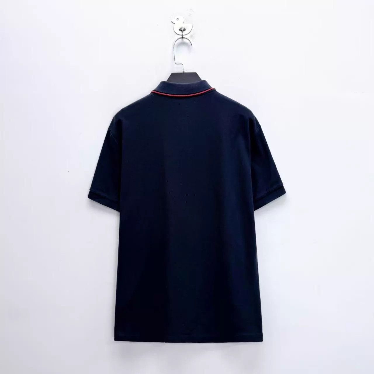 Burberry Burberry SS23 Navy Check TB Embroidered Polo Shirt M Size US M / EU 48-50 / 2 - 2 Thumbnail