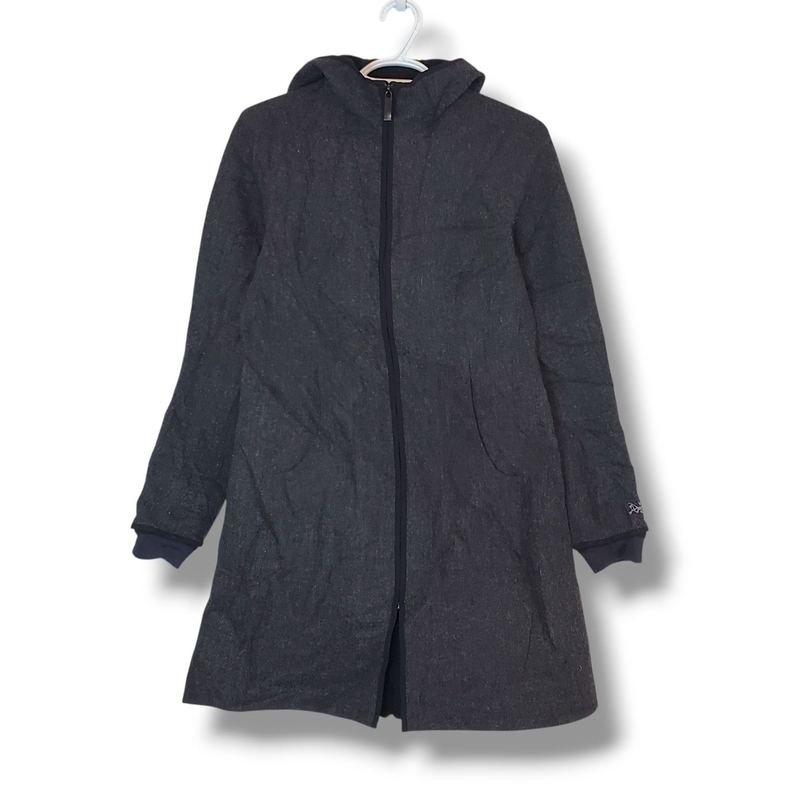 Arc'teryx Arc'teryx Lanea Hooded Wool Midi Coat Gray Size S Size S / US 4 / IT 40 - 1 Thumbnail