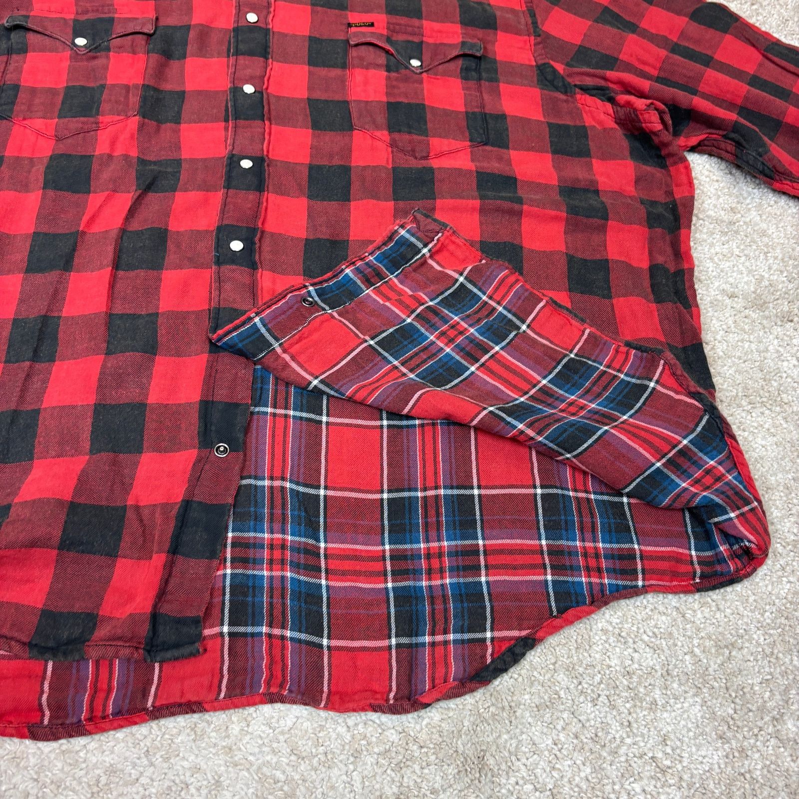 Polo Ralph Lauren Polo Country Ralph Lauren Pearl Snap Buffalo Plaid Shirt 4XB Size US XXL / EU 58 / 5 - 4 Thumbnail