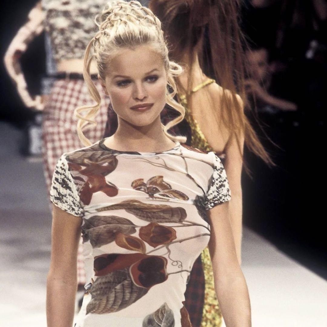 Jean Paul Gaultier RARE 1993 Jean Paul Gaultier mesh floral print dress Size M / US 6-8 / IT 42-44 - 3 Thumbnail