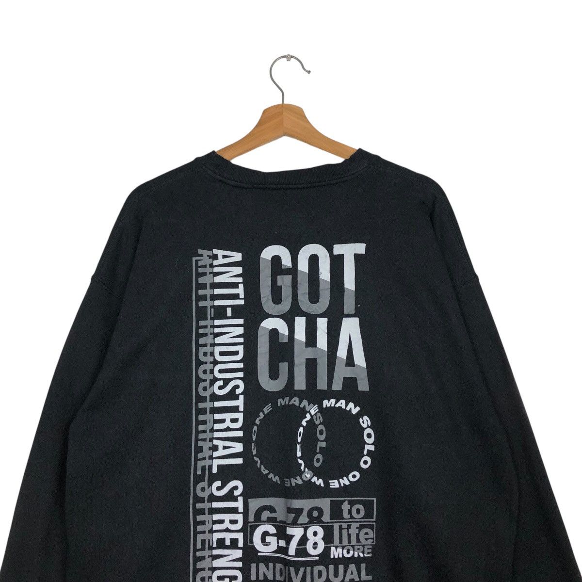 Gotcha × Japanese Brand 📌Vintage Sweatshirt Gotcha Big Logo Design Over Print Size US XL / EU 56 / 4 - 10 Thumbnail