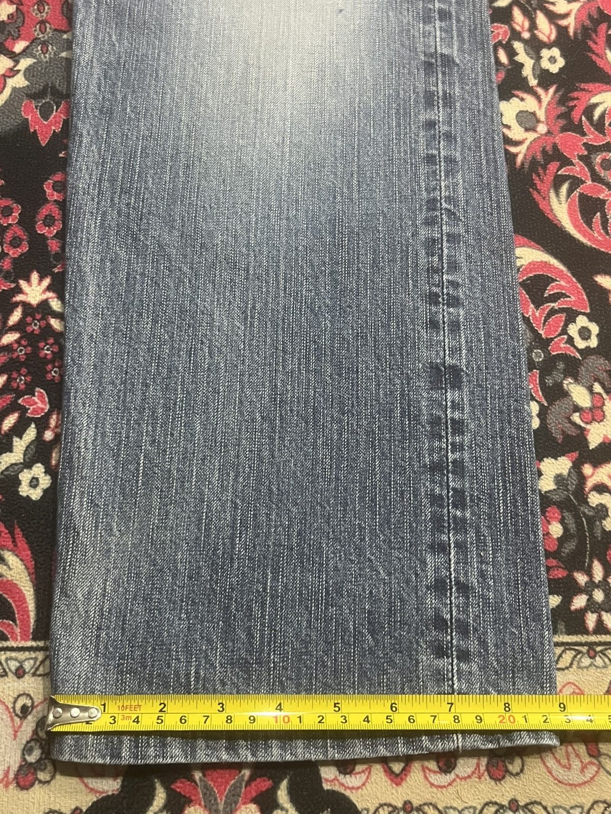 Edwin Vintage Edwin Japan 505ZX Blue Faded Washed Selvedge Jeans Size US 32 / EU 48 - 17 Thumbnail