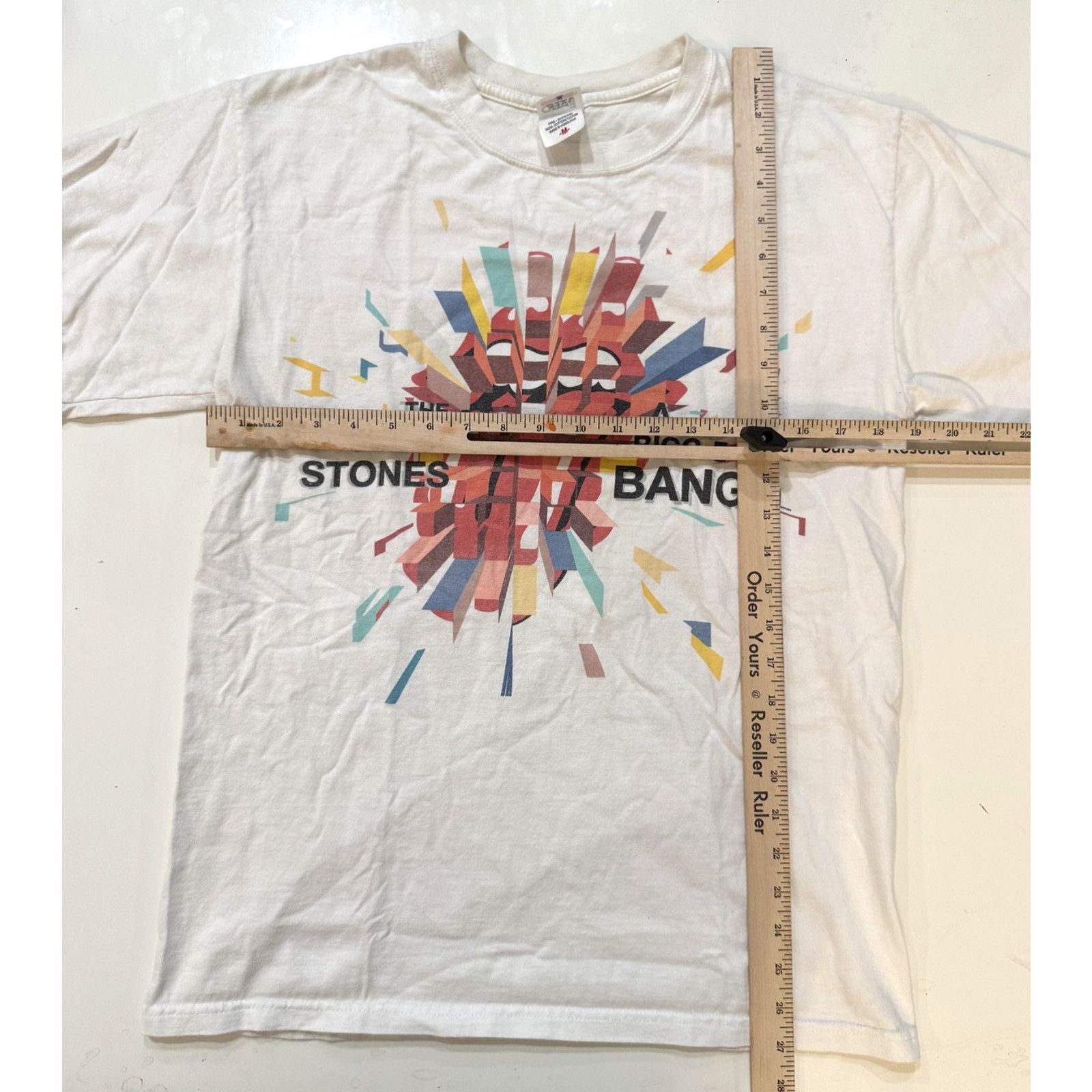Anvil Vintgage Y2K Rolling Stones Shirt Mens MED Bigger Bang 2006 Size US M / EU 48-50 / 2 - 5 Thumbnail