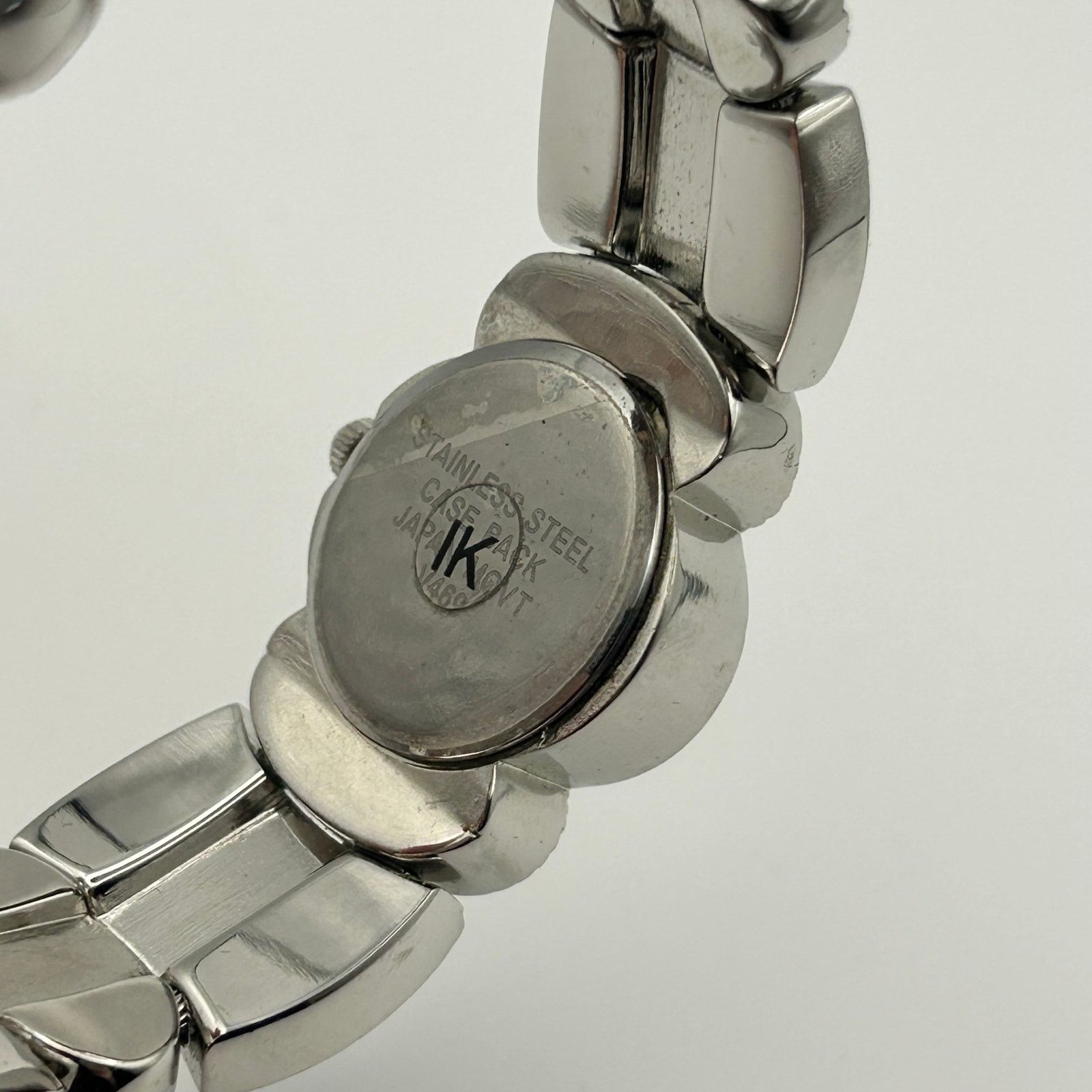 Other Black Mother Pearl Black And Silvertone Cuff Bracelet Watch Size ONE SIZE - 7 Thumbnail