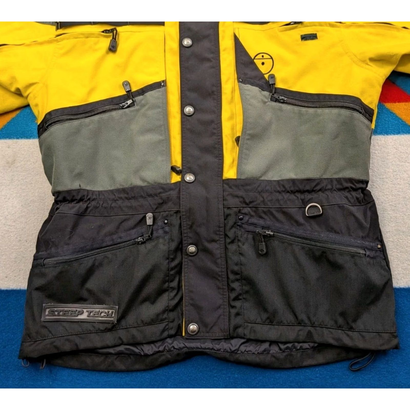The North Face VINTAGE The North Face Steep Tech Jacket Hooded Utility Outdoor Large Yellow Size US L / EU 52-54 / 3 - 5 Thumbnail