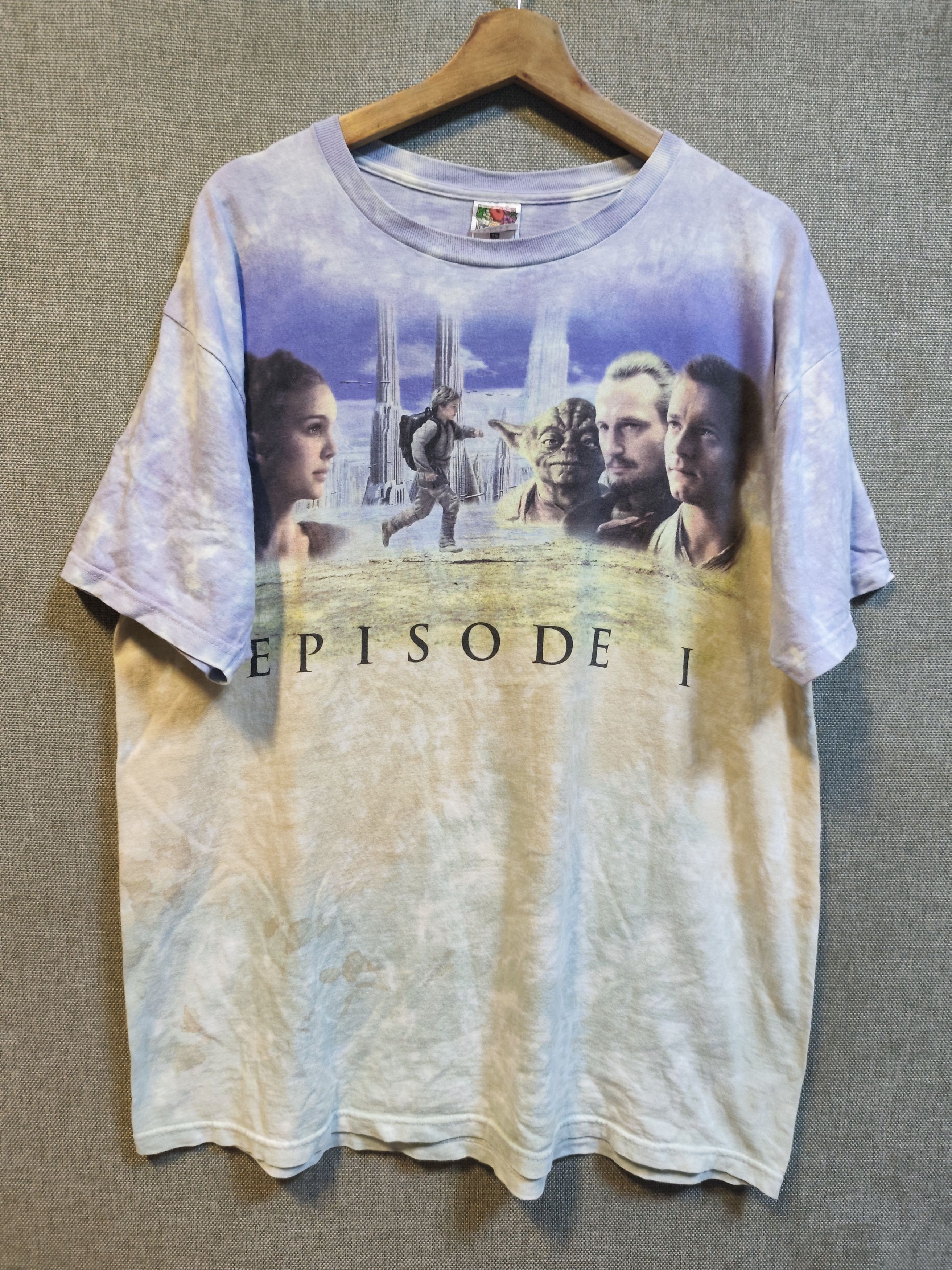 Fruit Of The Loom Vtg 1999 Star Wars Episode I "The Phantom Menace" Movie Tee Size US XL / EU 56 / 4 - 1 Thumbnail