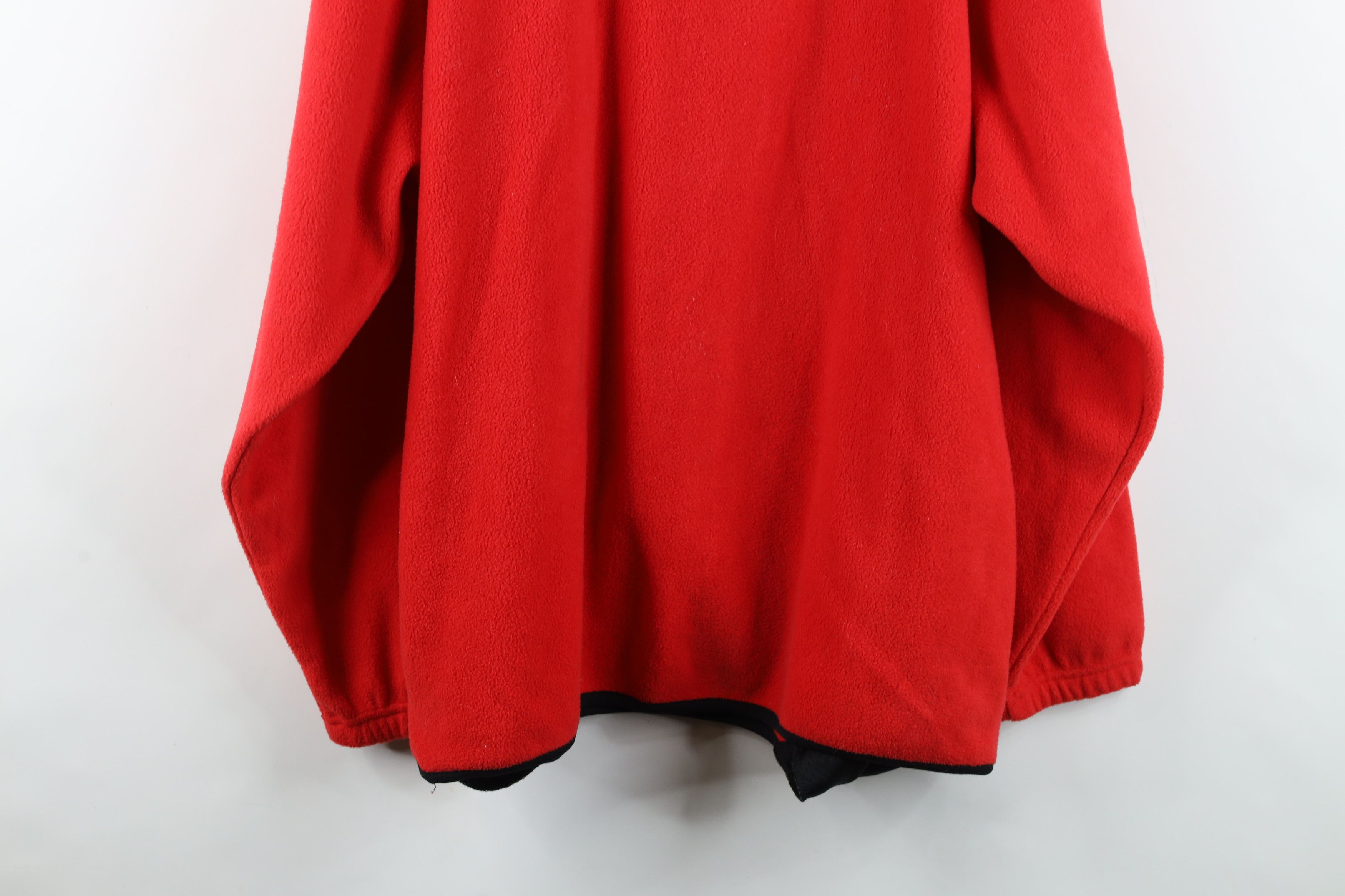 Vintage Vintage 90s Detroit Red Wings Hockey Half Zip Fleece Sweater Size US XL / EU 56 / 4 - 15 Thumbnail