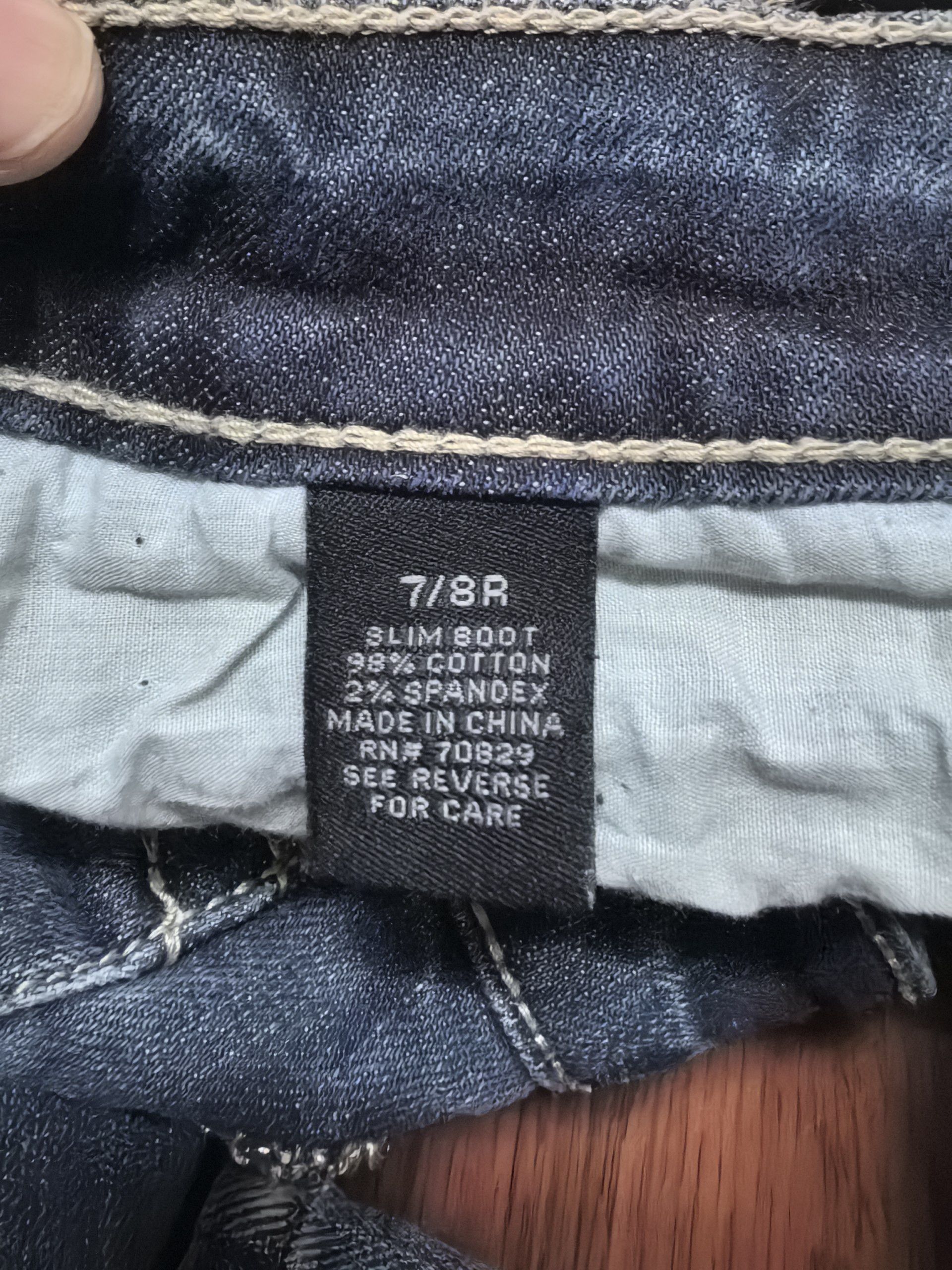 Miss Me Vintage Y2K Areu21 Premier Jeans Bling Denim Pants Size 32" / US 10 / IT 46 - 6 Thumbnail