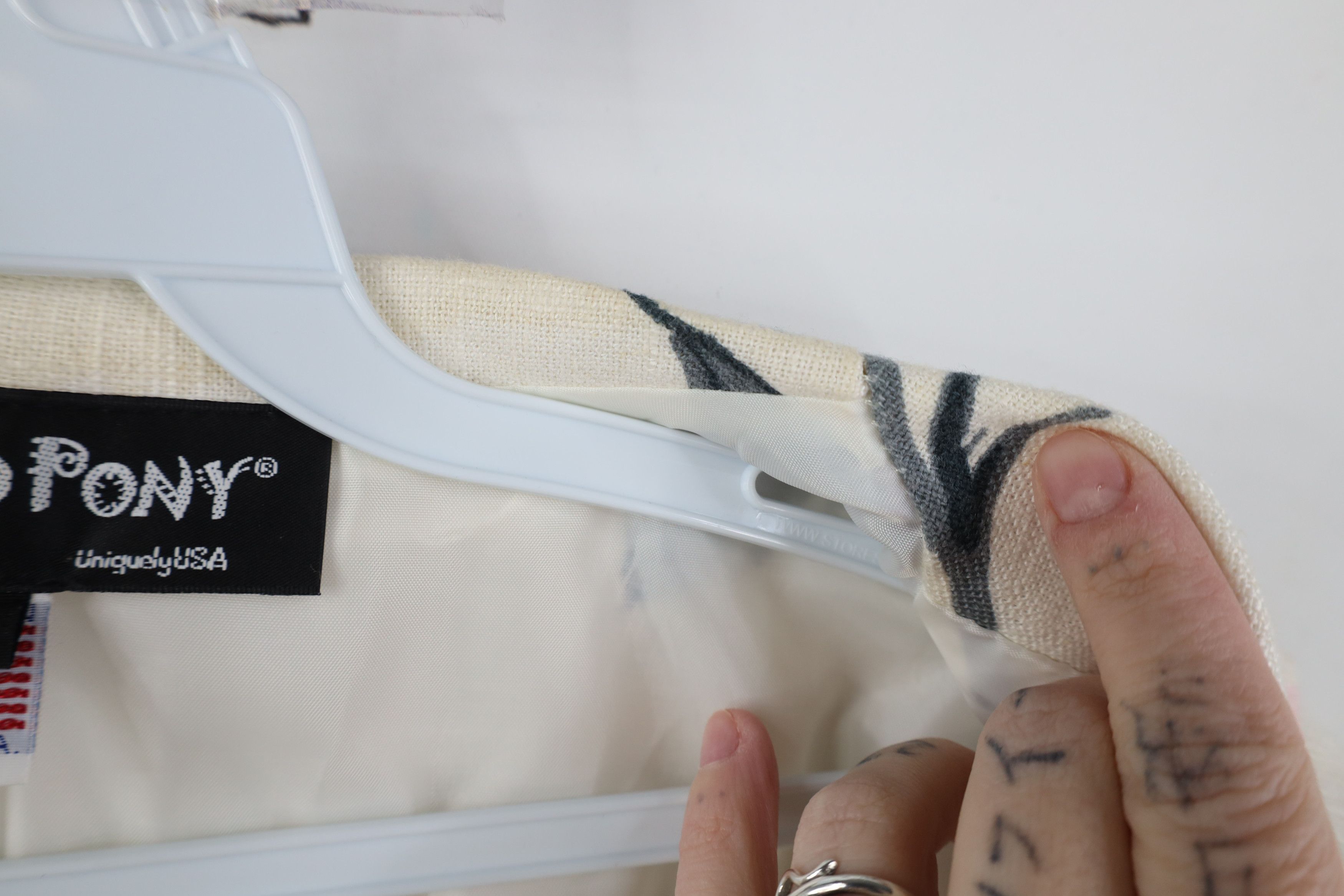 Vintage Vintage 90s Painted Pony Bird Open Front Blazer Jacket USA Size XL / US 12-14 / IT 48-50 - 12 Thumbnail
