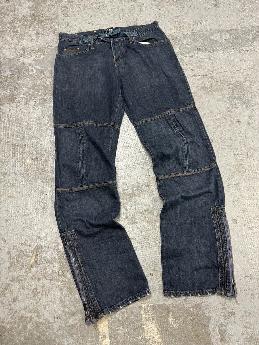 Dolce & Gabbana AW2004 Dolce & Gabbana Utility Blue Denim Jeans Size US 32 / EU 48 - 11 Thumbnail
