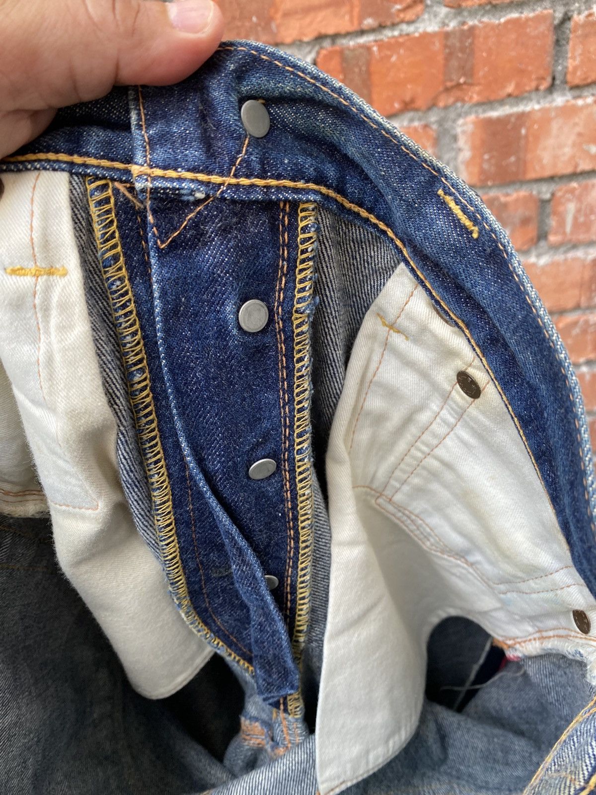 Vintage W29x30 evisu redline made in JAPAN Size US 29 - 10 Thumbnail