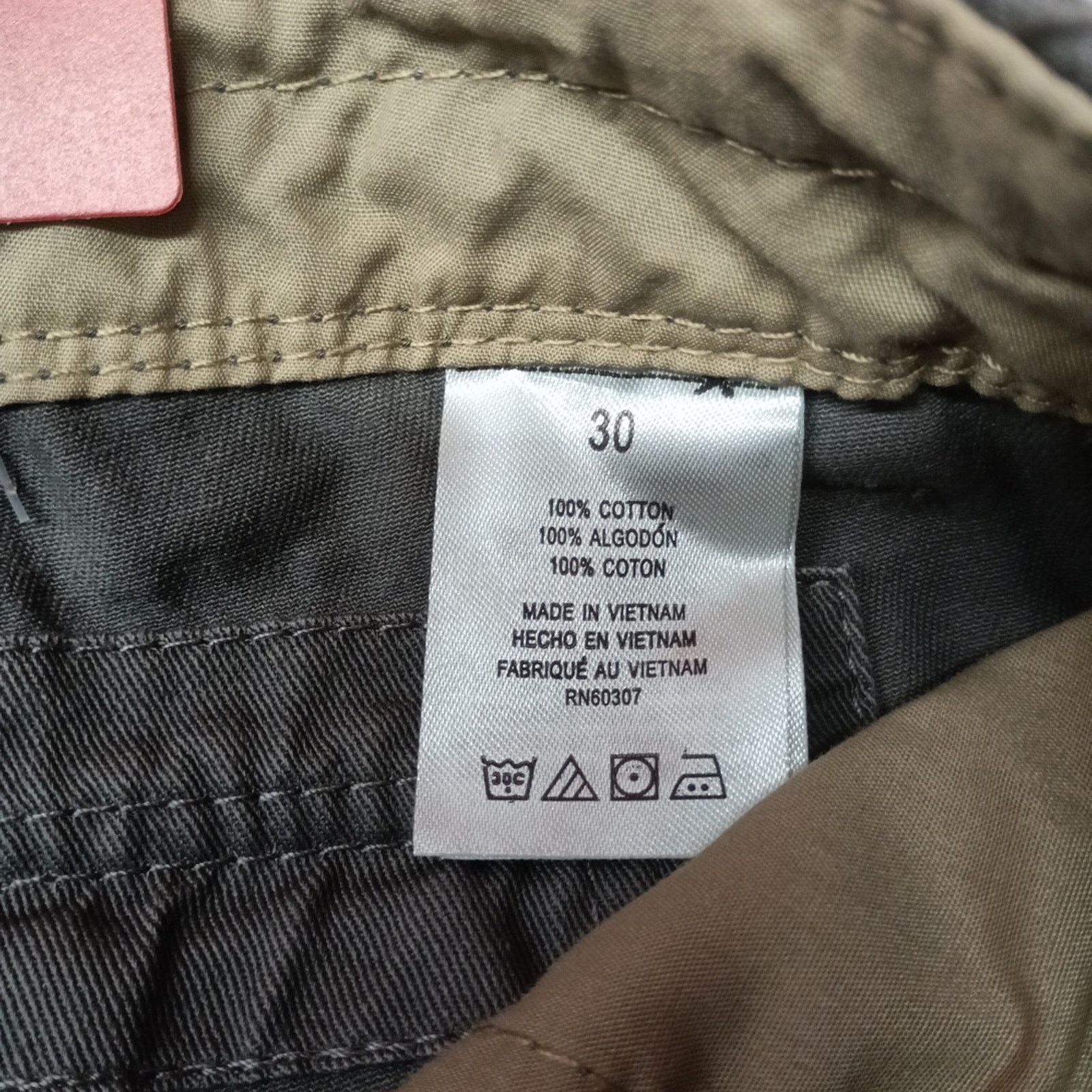 UNIONBAY Union Bay Cargo Shorts Men's Size 30 11” Ins Gray Goose Belt Size US 30 / EU 46 - 3 Thumbnail