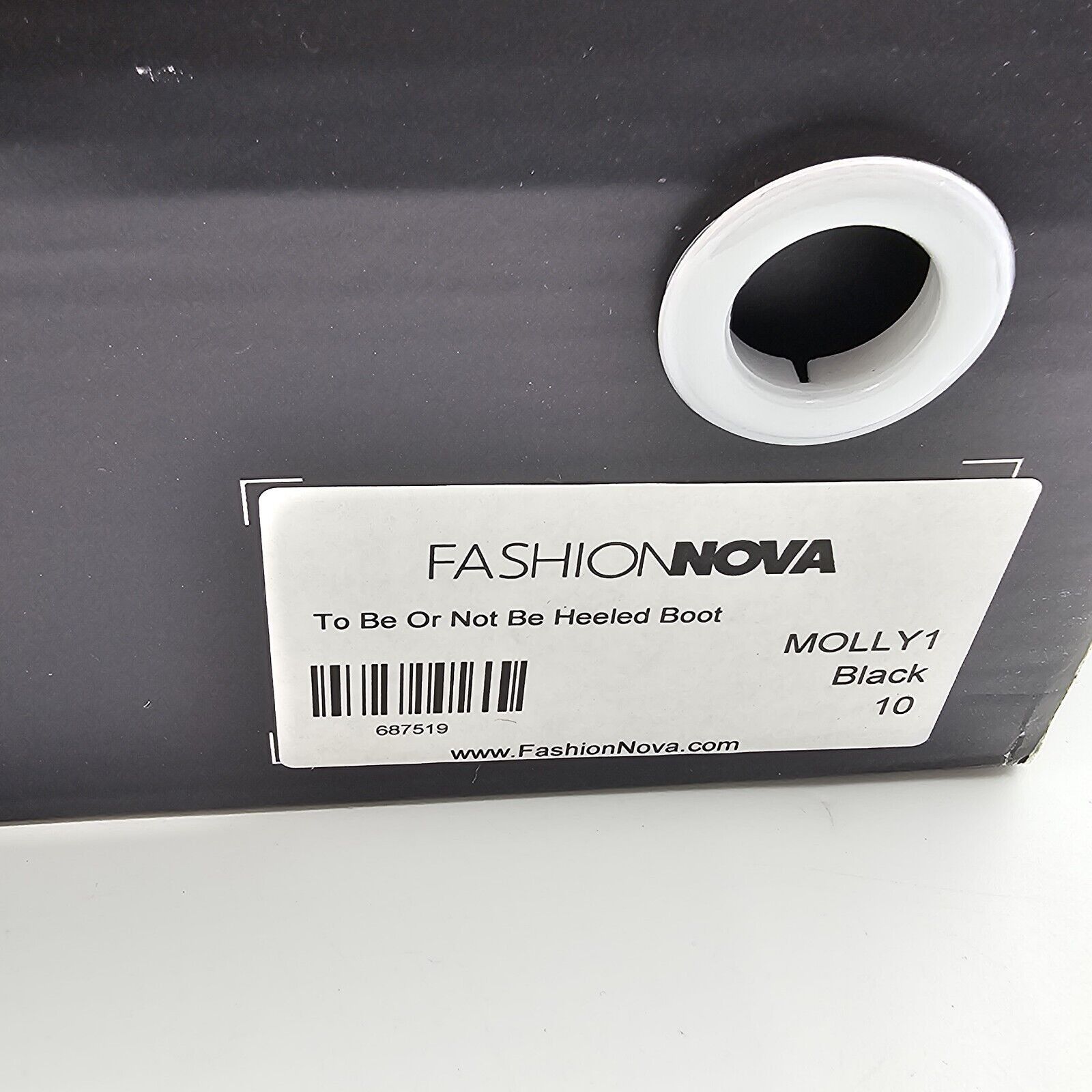 Fashion Nova Fashion Nova Molly Heeled Thigh High Boots Shoes Side Zip Bl Size US 10 / IT 40 - 16 Thumbnail