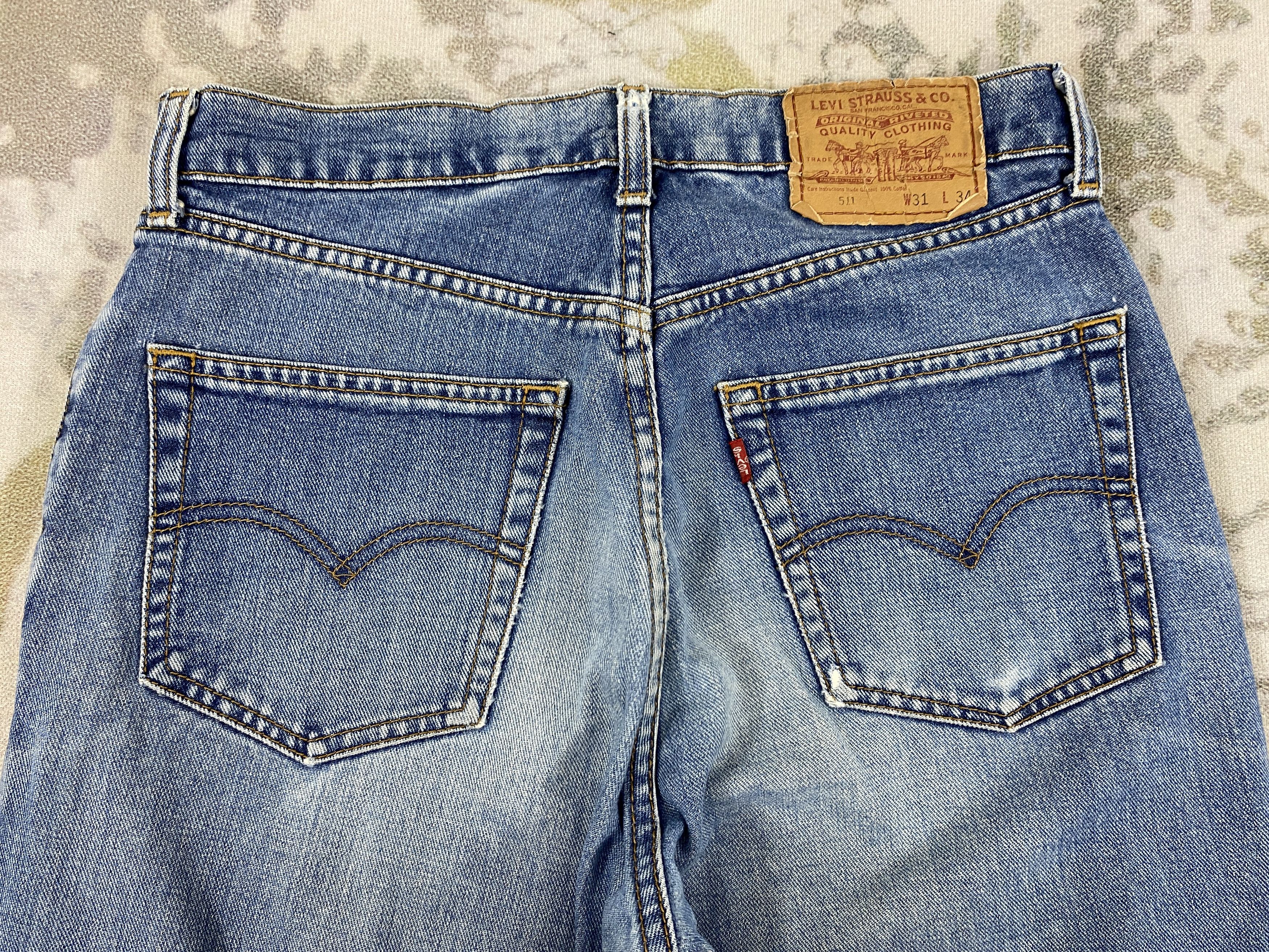 Levi's Distressed Blue Vintage Levi's 511 Jeans 29x27.5 - JN3767 Size US 28 / EU 44 - 4 Thumbnail