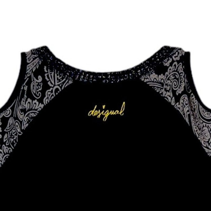Desigual Desigual Black/Brown Sweater | Size XL Size XL / US 12-14 / IT 48-50 - 4 Thumbnail