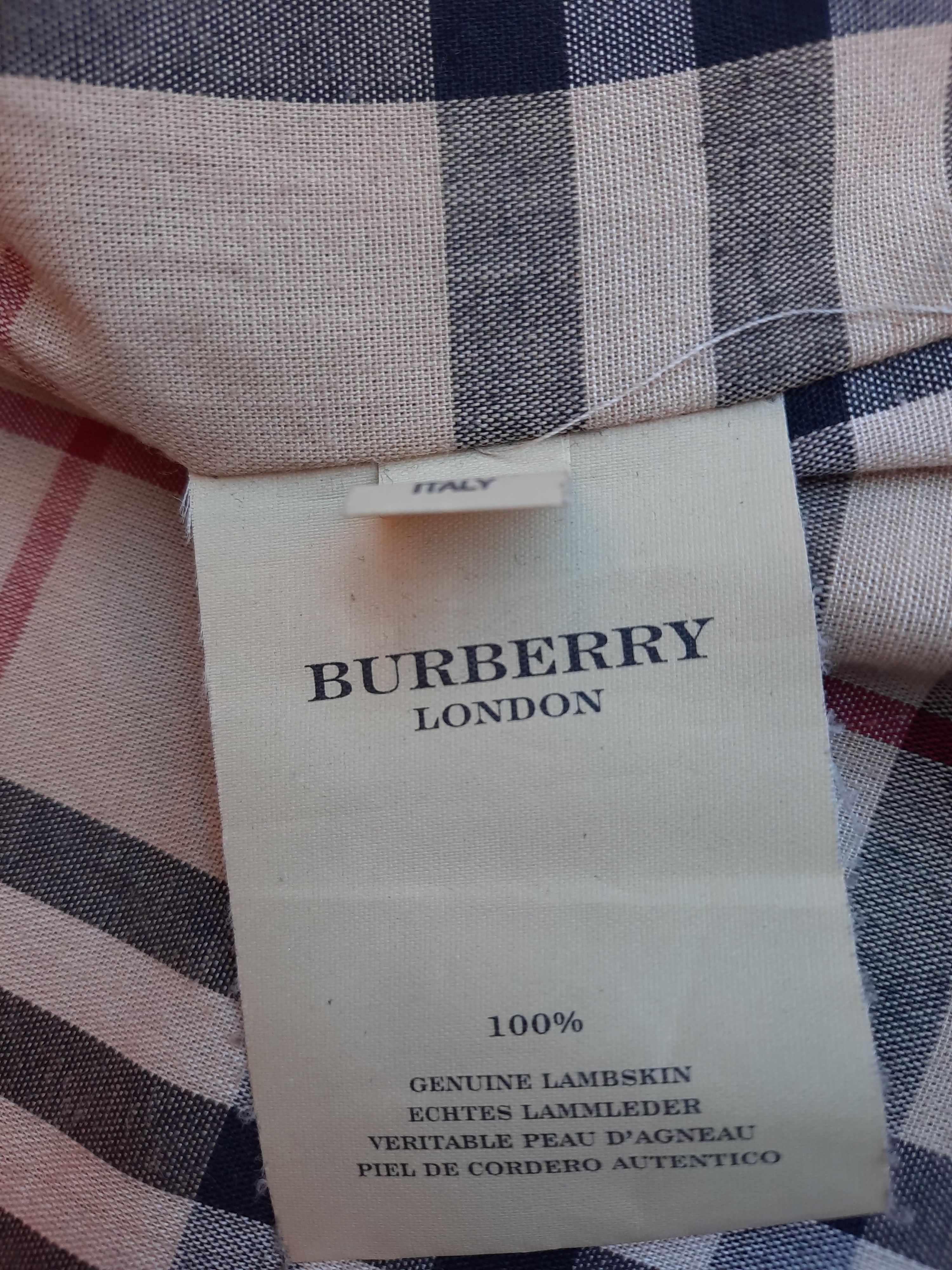 Burberry Burberry Vintage 90s Leather Jacket Classic Khaki Coat Size US L / EU 52-54 / 3 - 13 Thumbnail