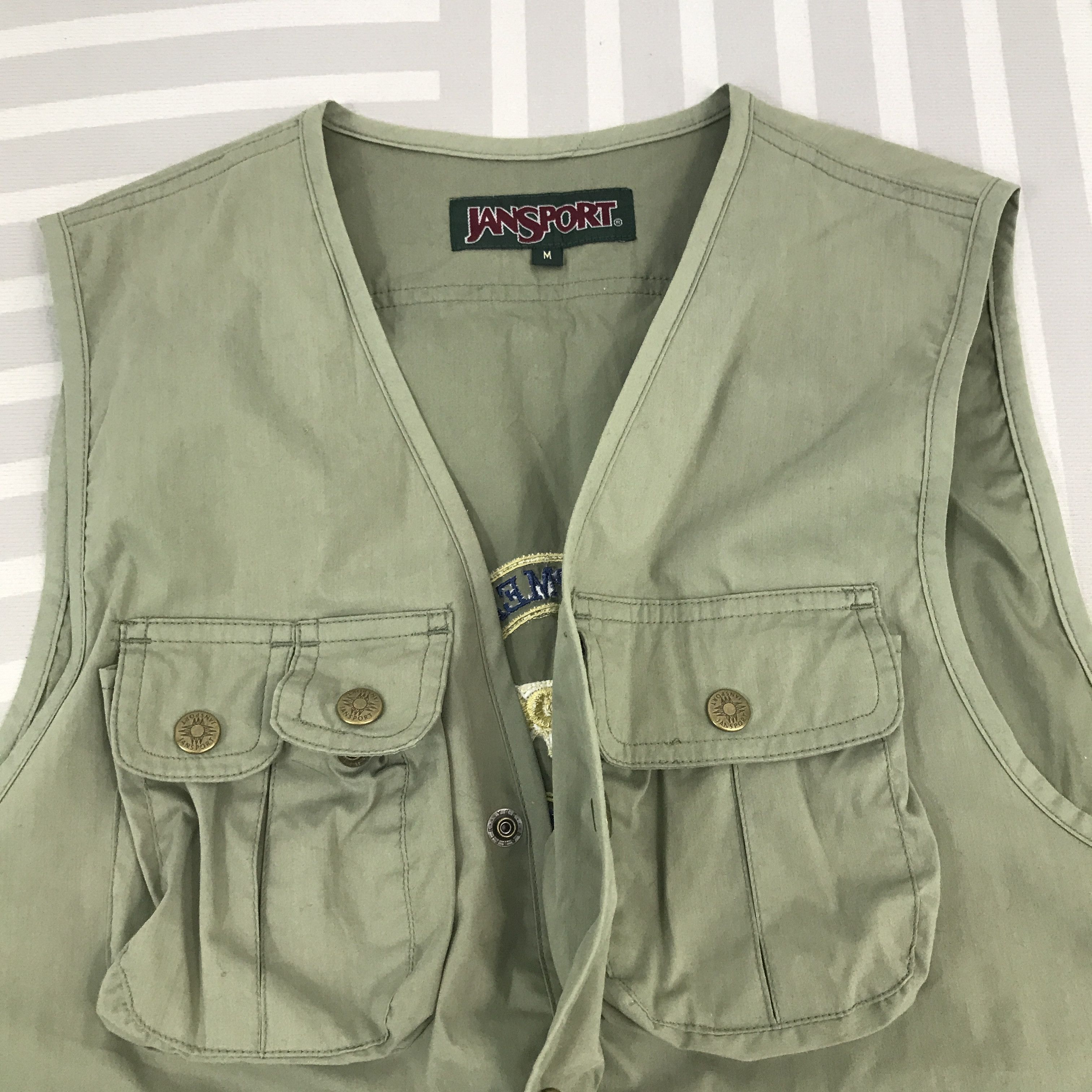 Jansport × Vintage Vintage Jansport Vest tactical pocket jacket Size US M / EU 48-50 / 2 - 6 Thumbnail