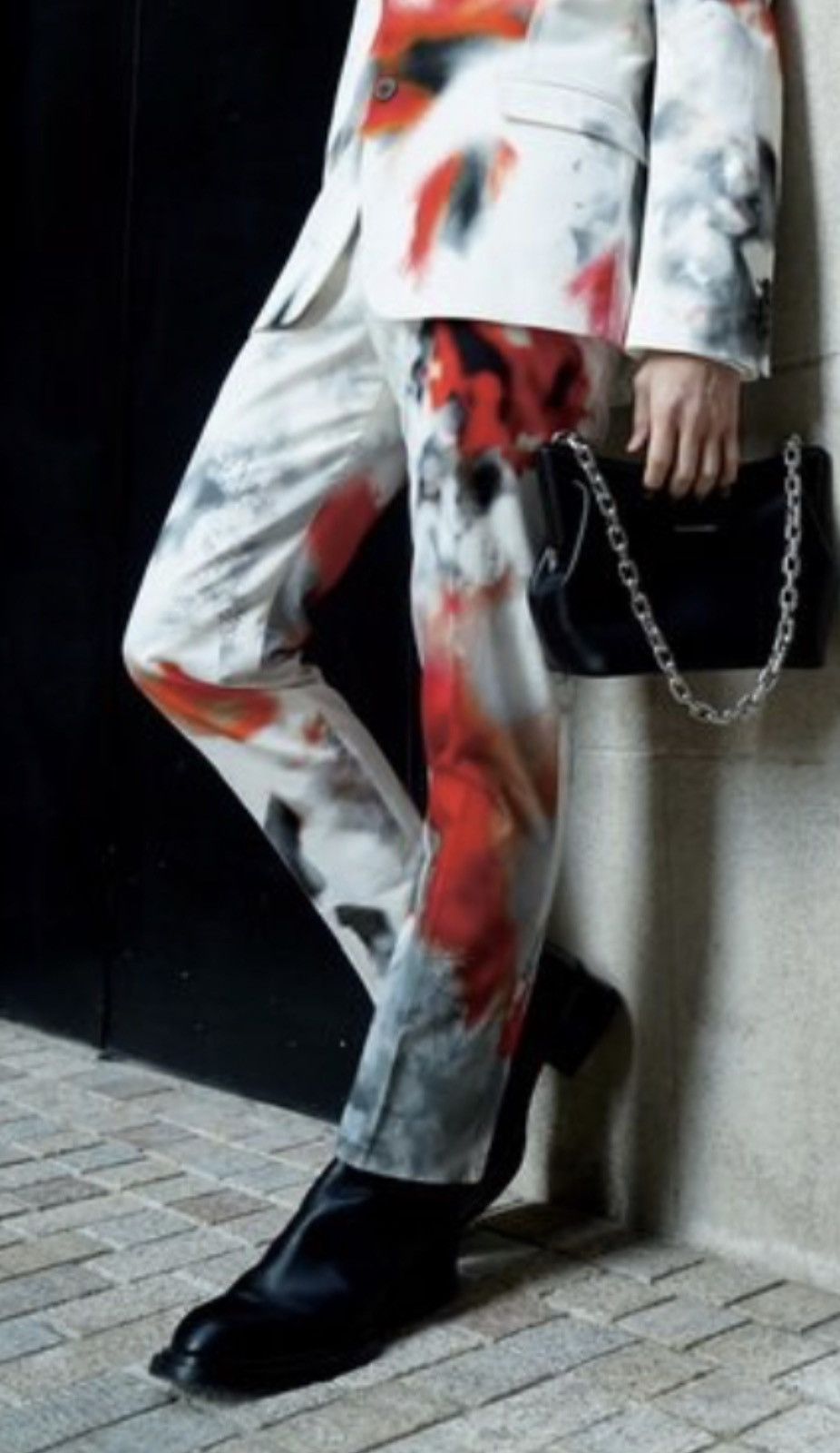 Alexander McQueen obscured flower print pants size48 Size US 31 - 2 Thumbnail