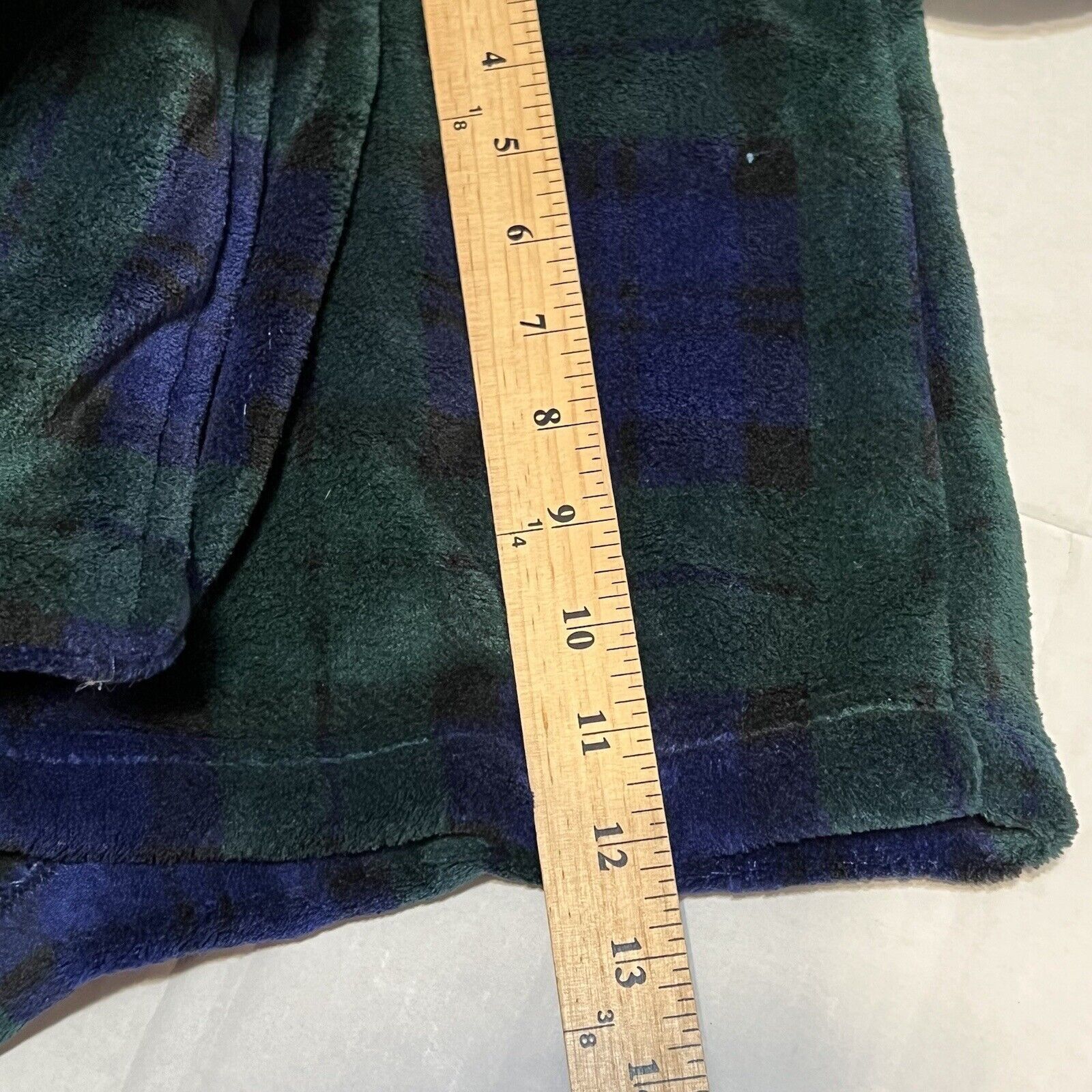 Polo Ralph Lauren Polo Ralph Lauren Robe Men S/M Plaid Green Tartan Flannel Size ONE SIZE - 7 Thumbnail