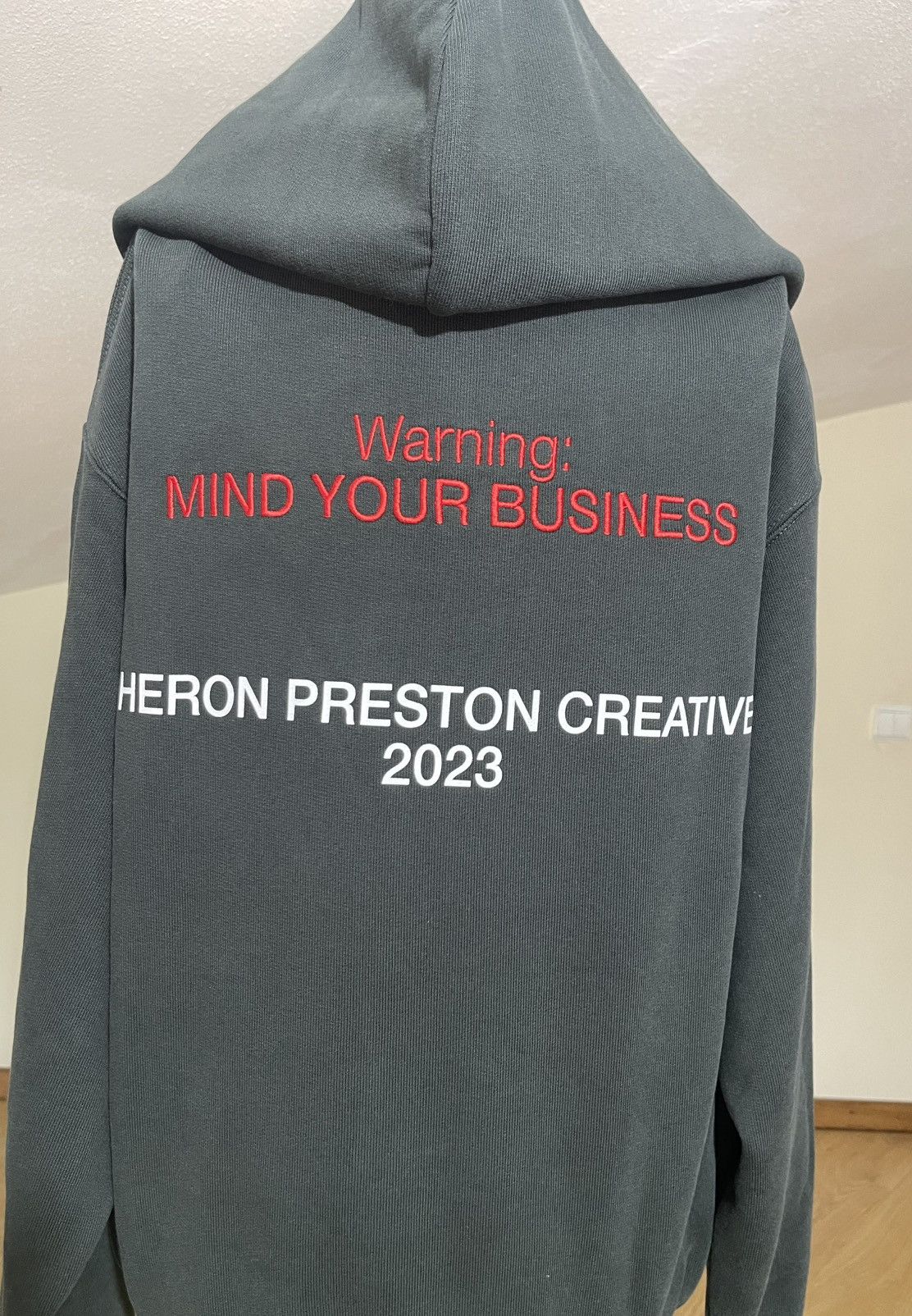 Heron Preston Heron Preston Security Logo Hoodie –Black –FW23 - New-Size S Size US S / EU 44-46 / 1 - 6 Thumbnail