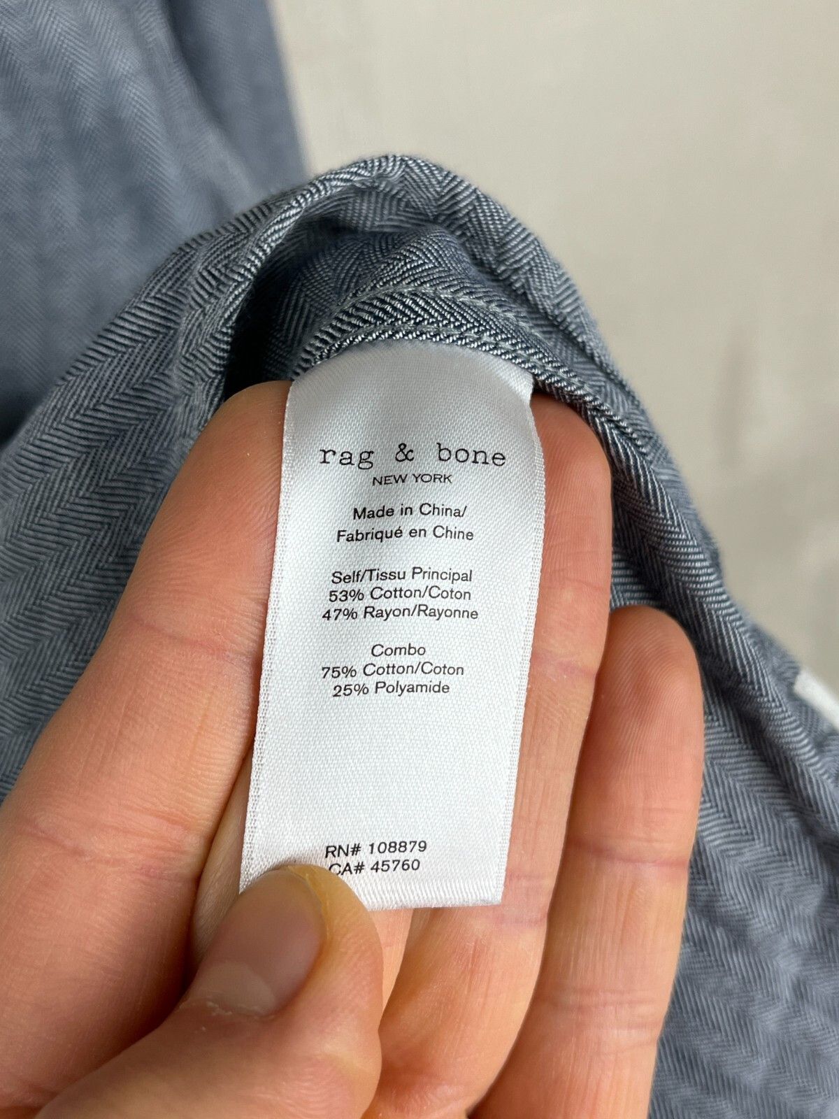 Rag & Bone Rag & Bone New York Cotton Long Sleeve Shirt Button Down Size US M / EU 48-50 / 2 - 12 Thumbnail