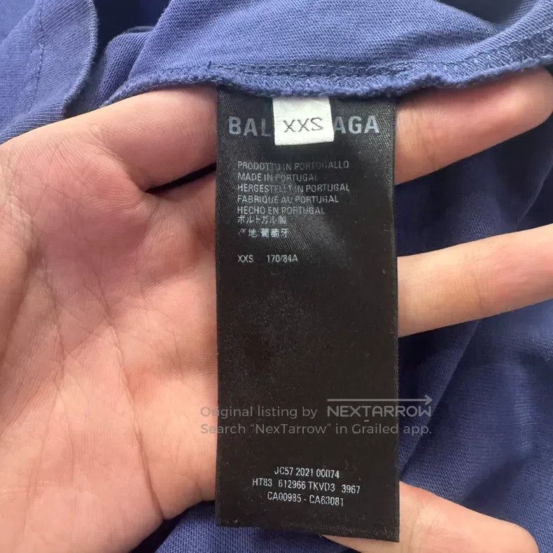 Balenciaga Balenciaga Free Short Sleeve Size US XXS / EU 40 - 4 Thumbnail
