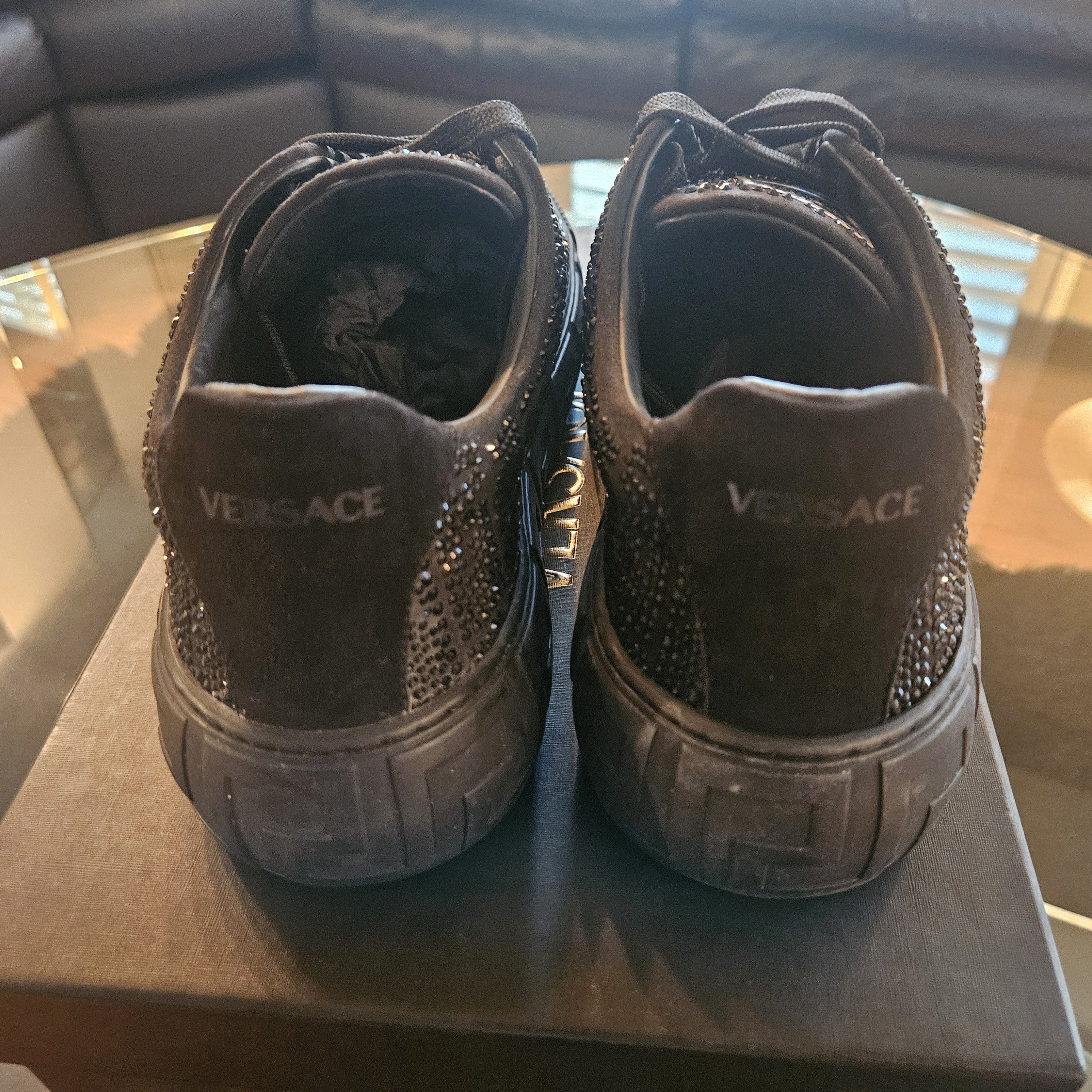 Versace Versace Greca Low 'Crystal Croc Effect Size US 10 / EU 43 - 4 Thumbnail