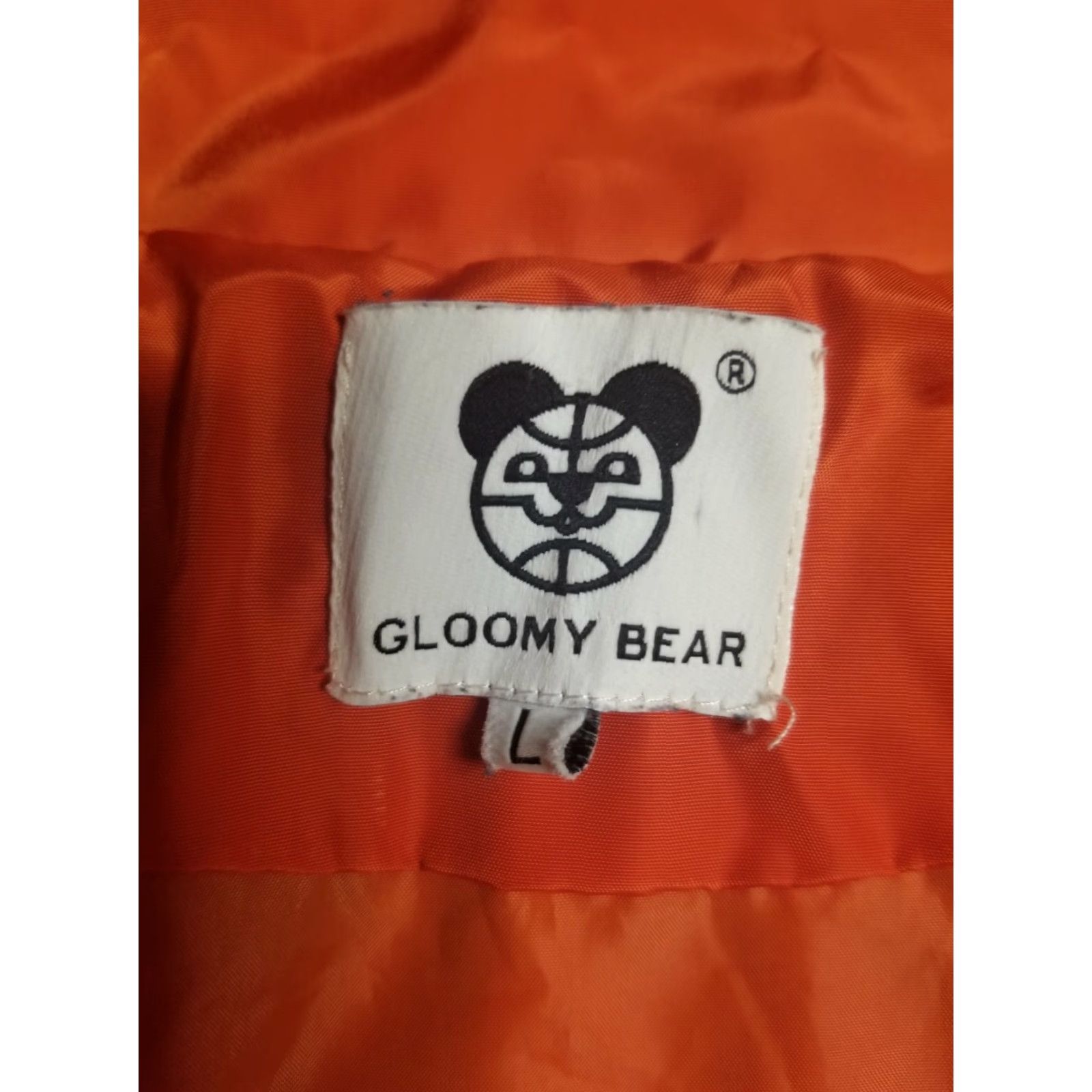 Vintage Gloomy Bear Mens L Windbreaker Tracksuits Jacket Orange Bear Print Distressed Casual Activewear Regular Size Size L / US 10 / IT 46 - 7 Thumbnail