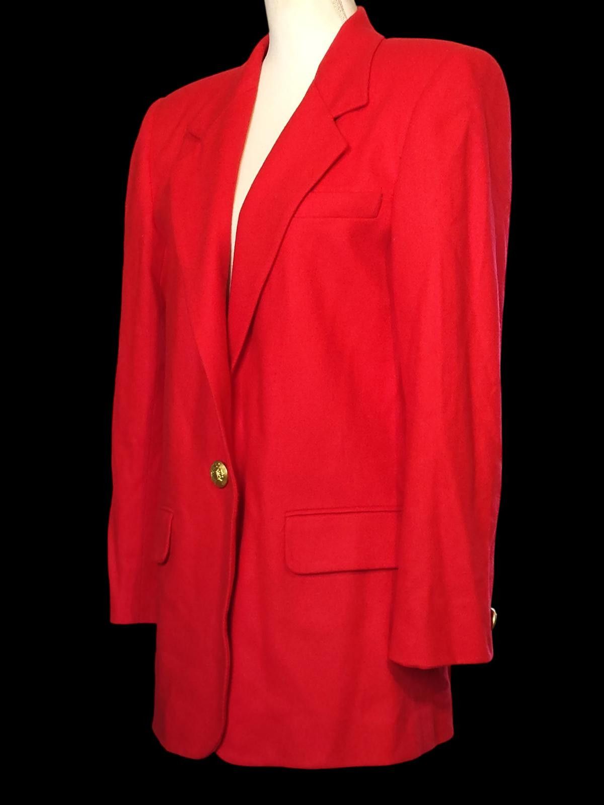 Unknown London Women's Red Single-Button Blazer Size M / US 6-8 / IT 42-44 - 5 Thumbnail