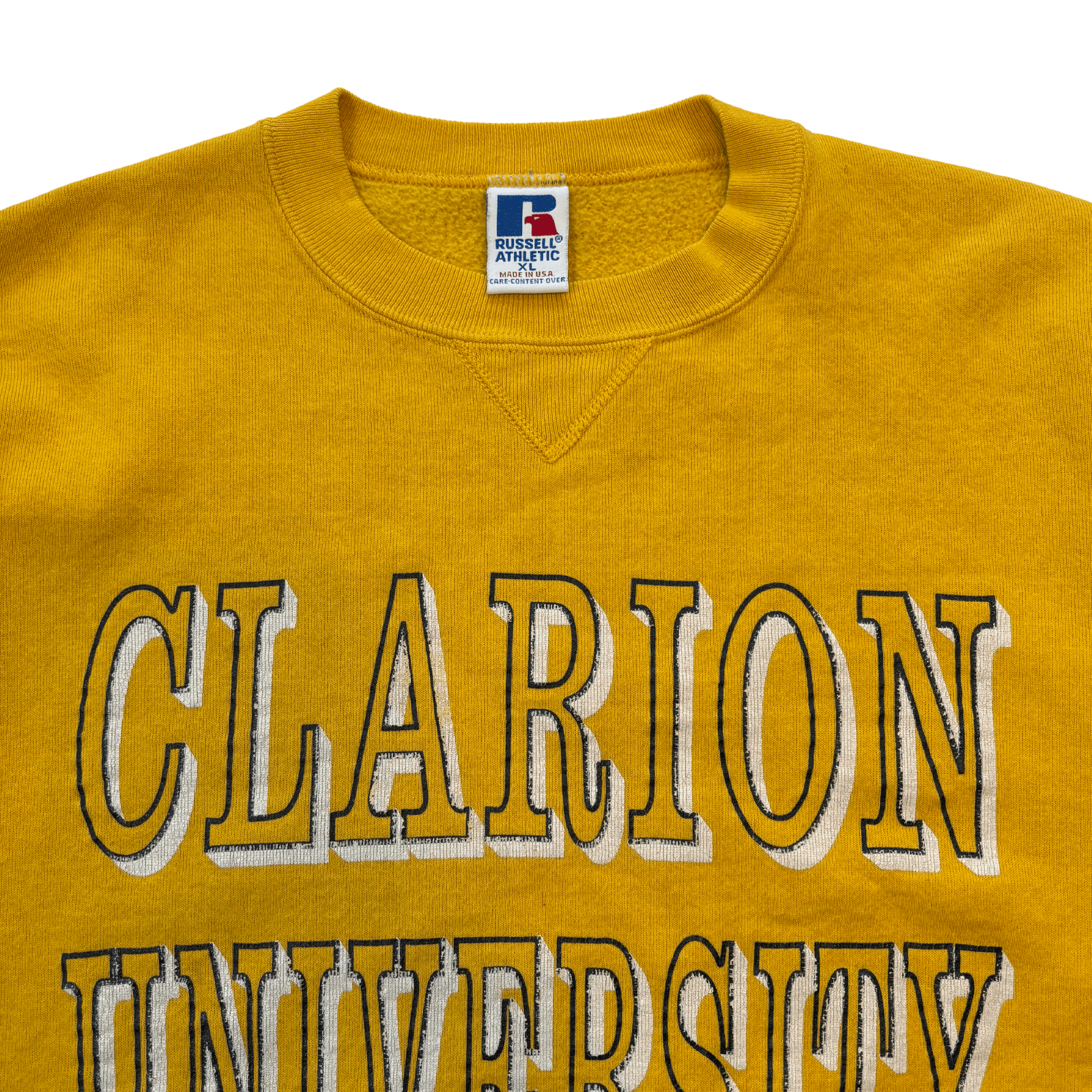 Vintage Vintage Russel Crewneck Clarion Uni Made In USA Size US XL / EU 56 / 4 - 2 Thumbnail