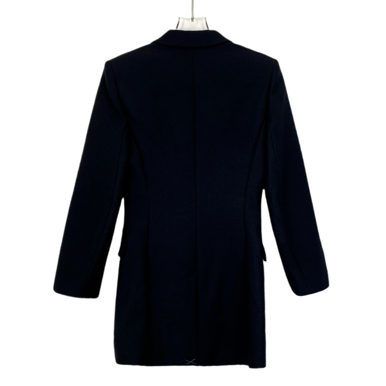 Hermes Hermès Black Double-Breasted Wool-Blend Blazer Size 34 XXS M Size XS / US 0-2 / IT 36-38 - 6 Thumbnail