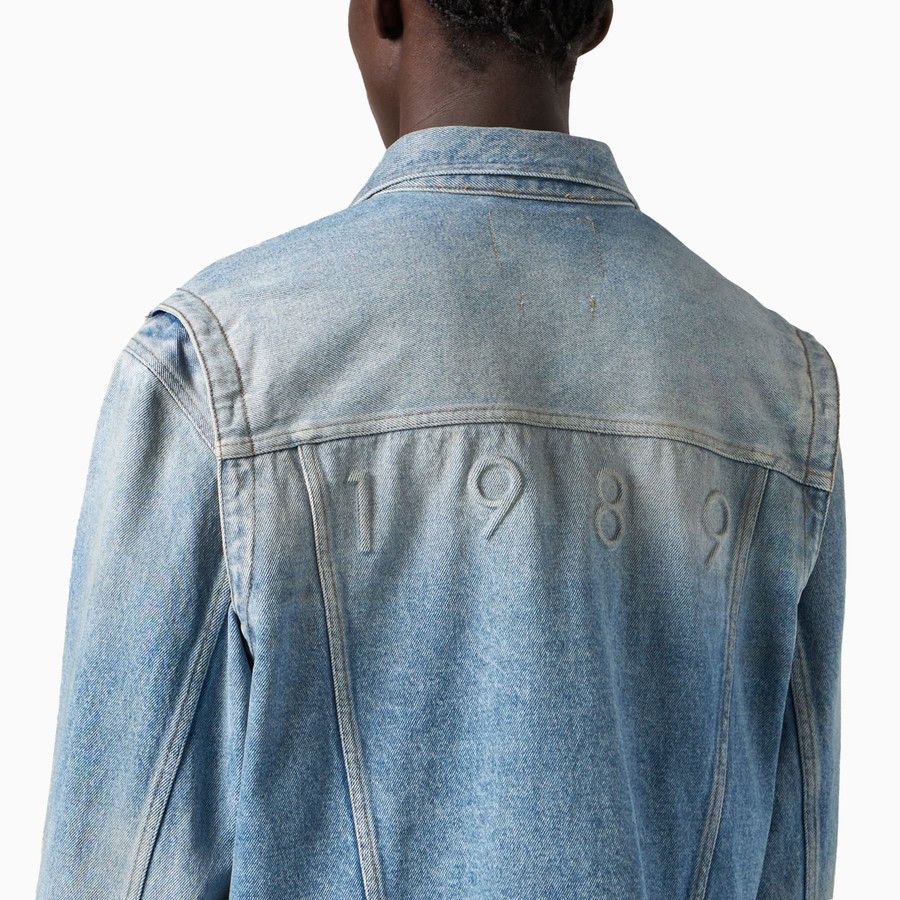 1989 STUDIO o1d2blof1124 Denim Jacket in Light Blue Size US XL / EU 56 / 4 - 5 Thumbnail