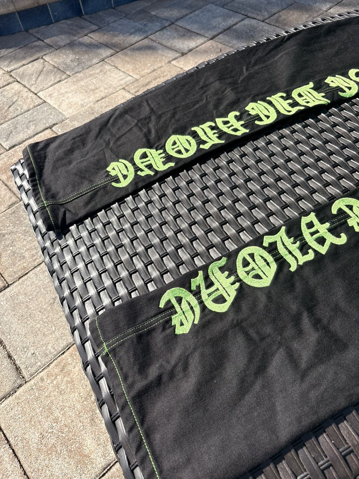 Vlone Vlone Old English Denim Size US 34 / EU 50 - 4 Thumbnail