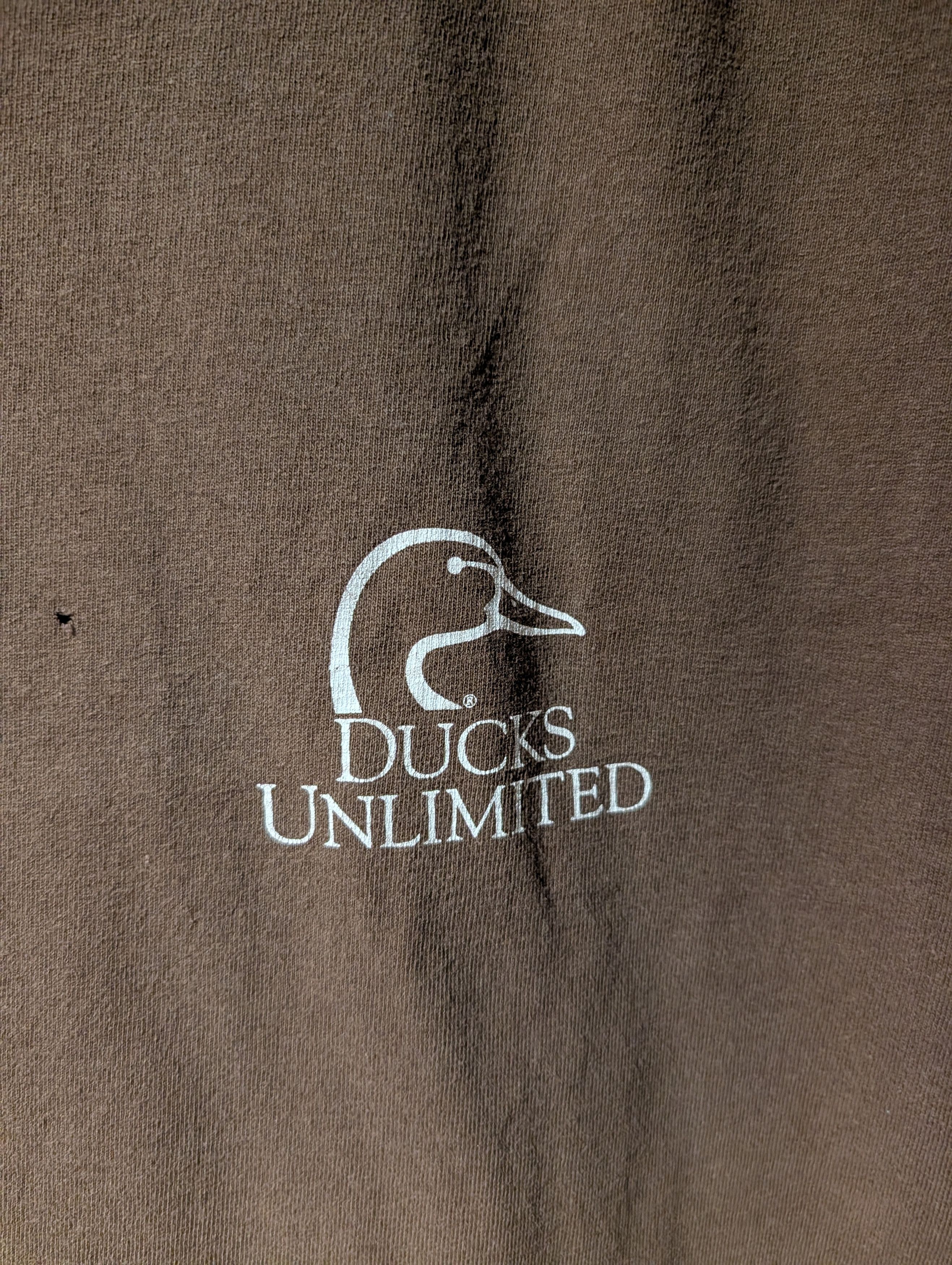 Gildan Vtg Ducks Unlimited Mellow Yellow Labrador Dog T-Shirt Size US XL / EU 56 / 4 - 6 Thumbnail