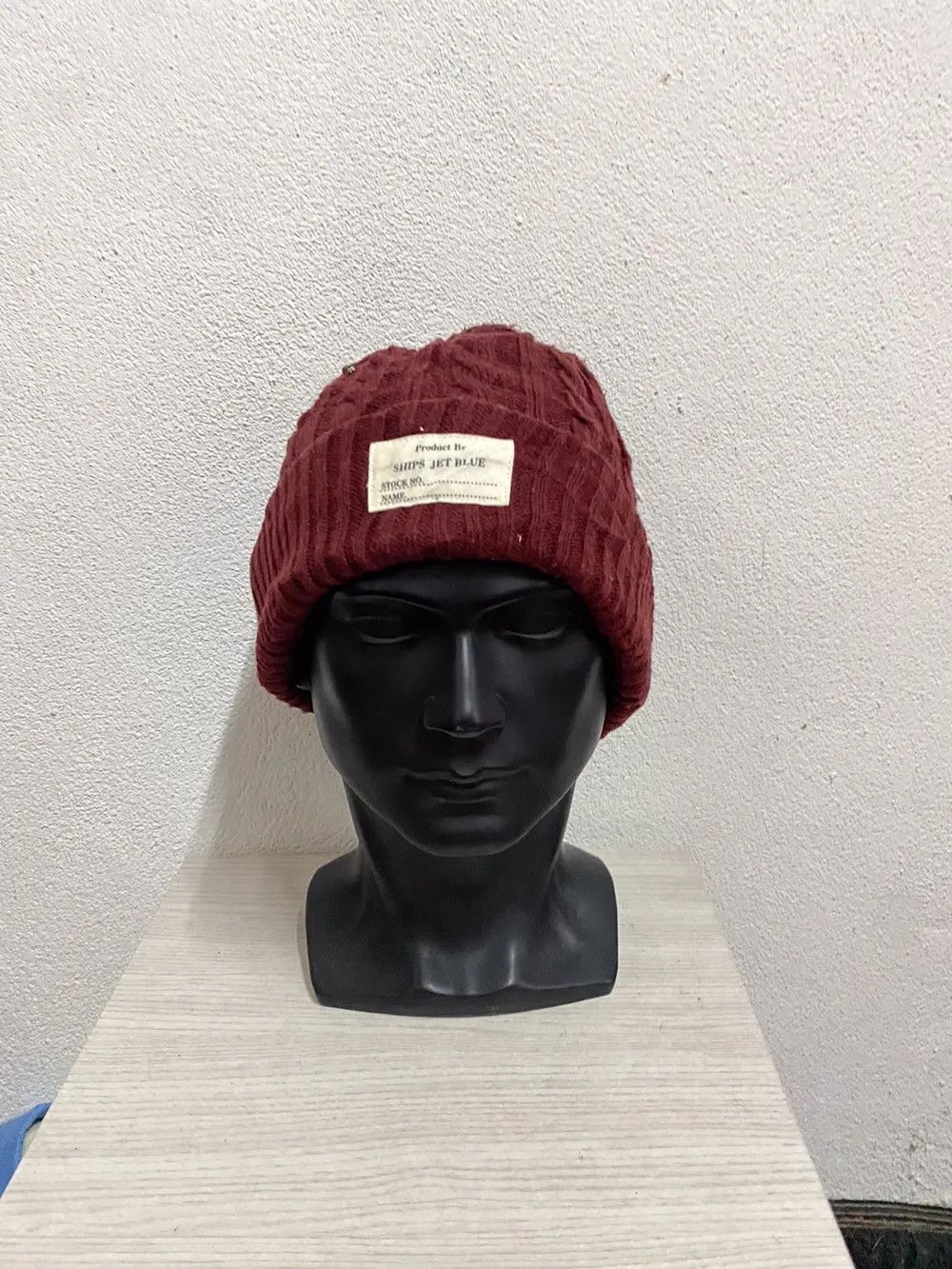 Japanese Brand Ships Plain Beanie Hat