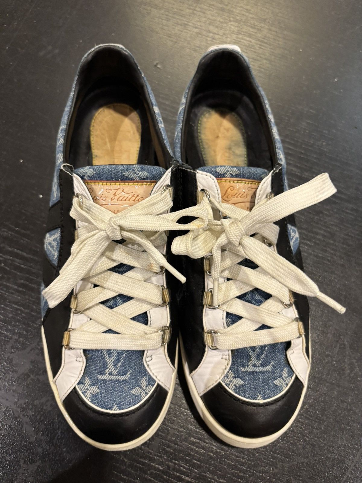 Louis Vuitton Louis Vuitton Rennes Denim Monogram Sneakers Size US 9 / EU 42 - 4 Thumbnail