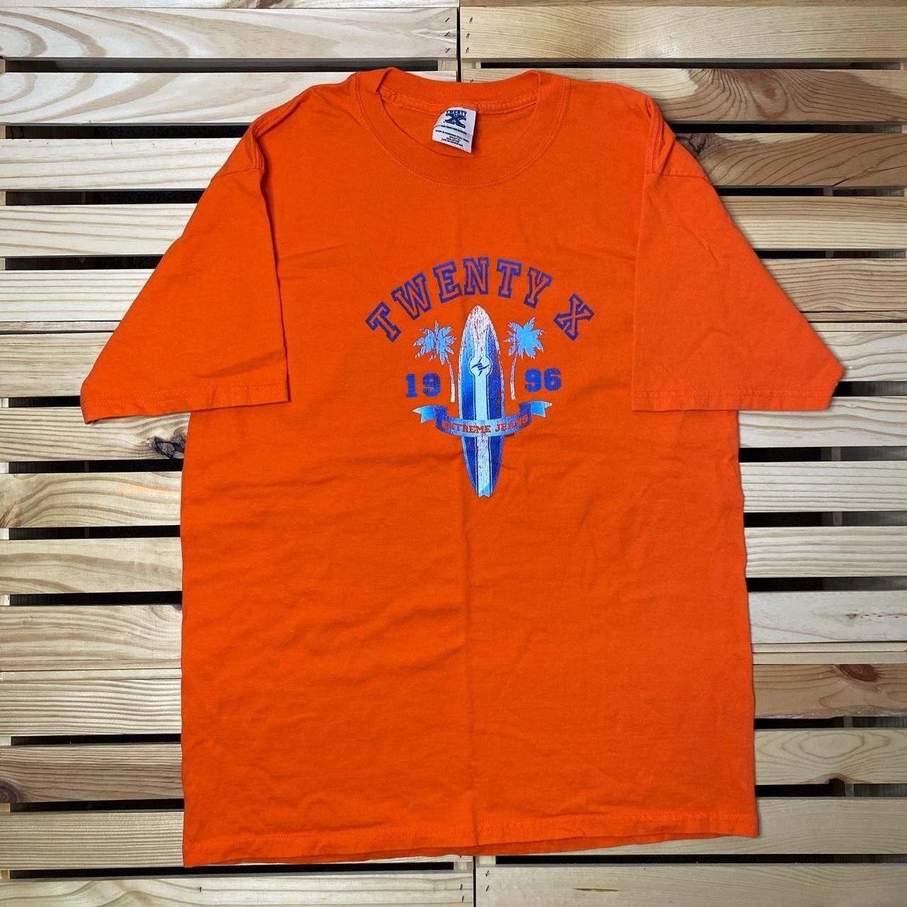 Other Vintage Twenty X Extreme Orange Surf Tee Size Large Size US L / EU 52-54 / 3 - 1 Thumbnail