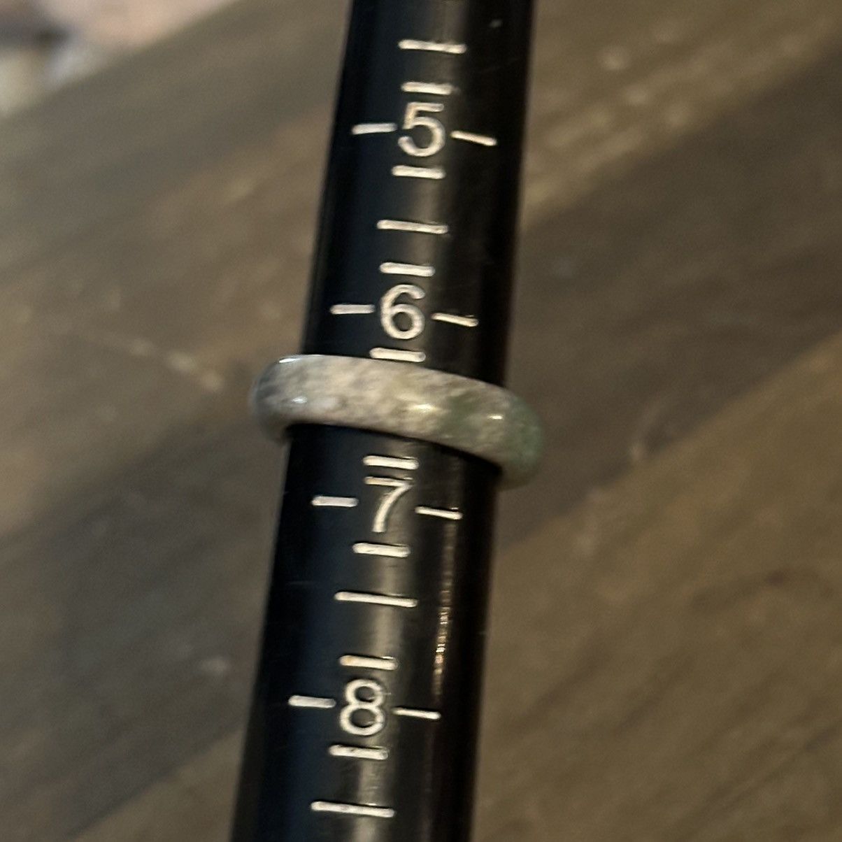 Vintage Vintage green Jade band ring Size ONE SIZE - 5 Thumbnail