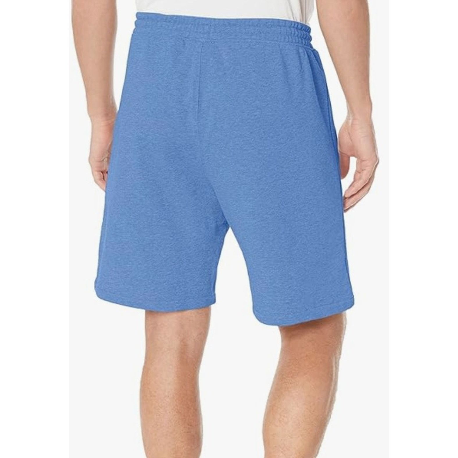 Lacoste Lacoste Men's Signature Print Cotton Fleece Shorts Blue S Size US 30 / EU 46 - 3 Thumbnail