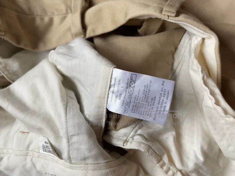 Wacko Maria Wacko Maria size s Khaki-coloured straight casual trousers Size US 28 / EU 44 - 6 Thumbnail