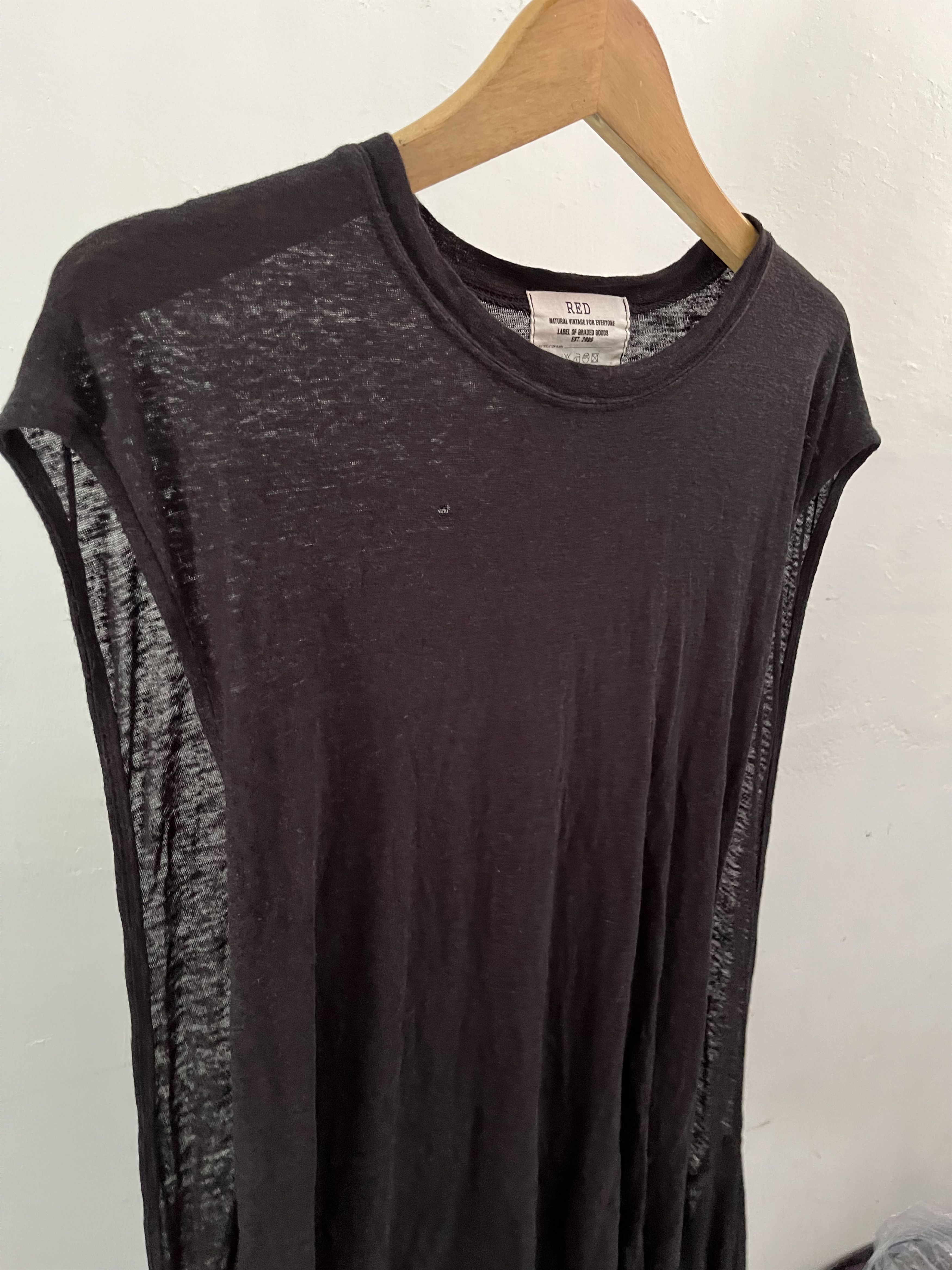 Le Grande Bleu (L.G.B.) Natural vintage double layers tshirt Size US M / EU 48-50 / 2 - 7 Thumbnail