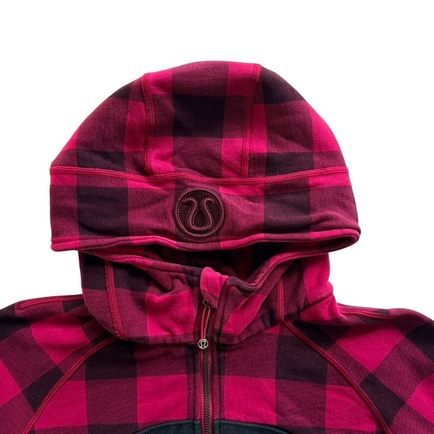 Lululemon Lululemon Scuba Hoodie Size 8 RARE Buffalo Check Red Black Size M / US 6-8 / IT 42-44 - 3 Thumbnail
