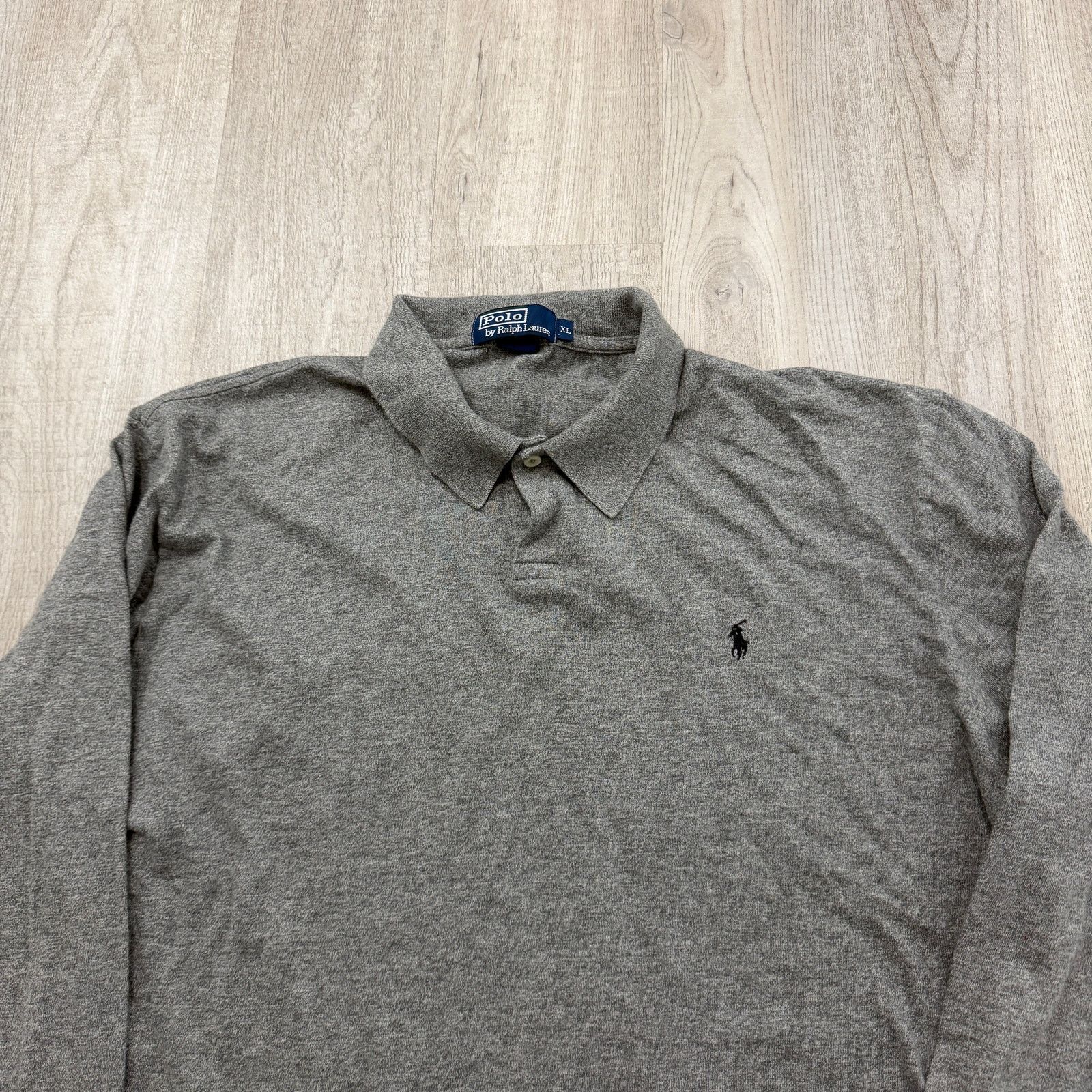 Polo Ralph Lauren Vintage Polo Ralph Lauren Long Sleeve Polo Shirt Extra Large Size US XL / EU 56 / 4 - 2 Thumbnail