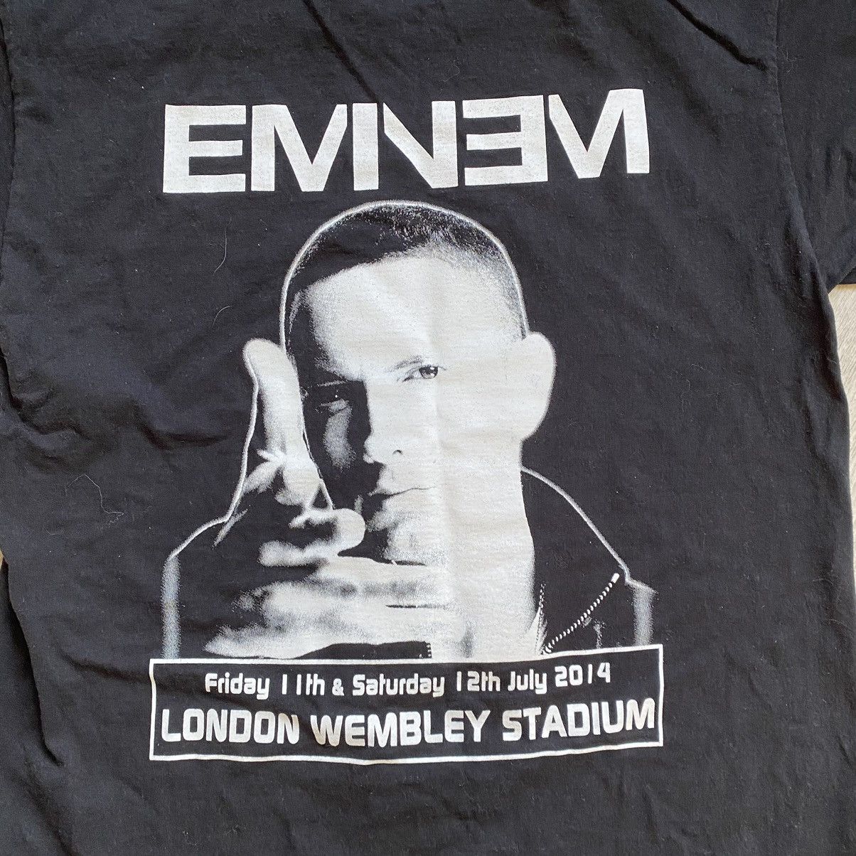 Band Tees EMINEM RAPPER MASK USA FLAG ENGLAND TOUR 2014 T SHIRT Size US L / EU 52-54 / 3 - 4 Thumbnail